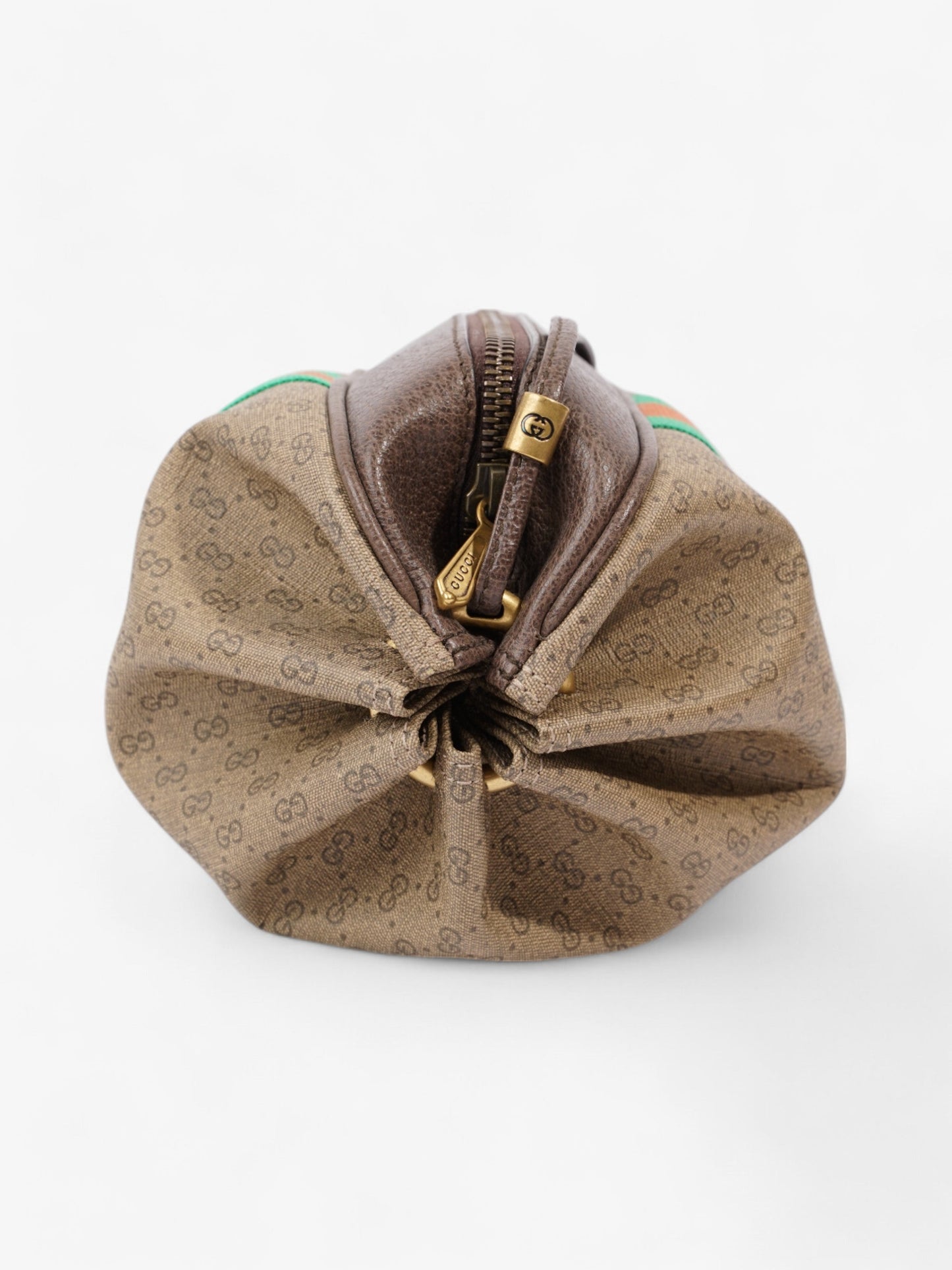 Gucci Web Butterfly New Candy Vintage GG Supreme / Green / Red Coated Canvas Mini