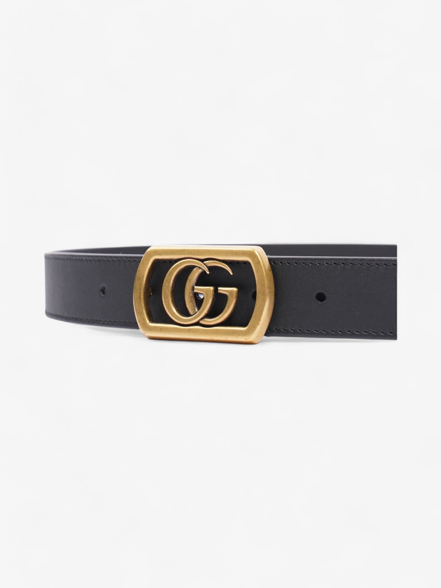 Gucci Marmont Belt Black / Gold 80cm 32"