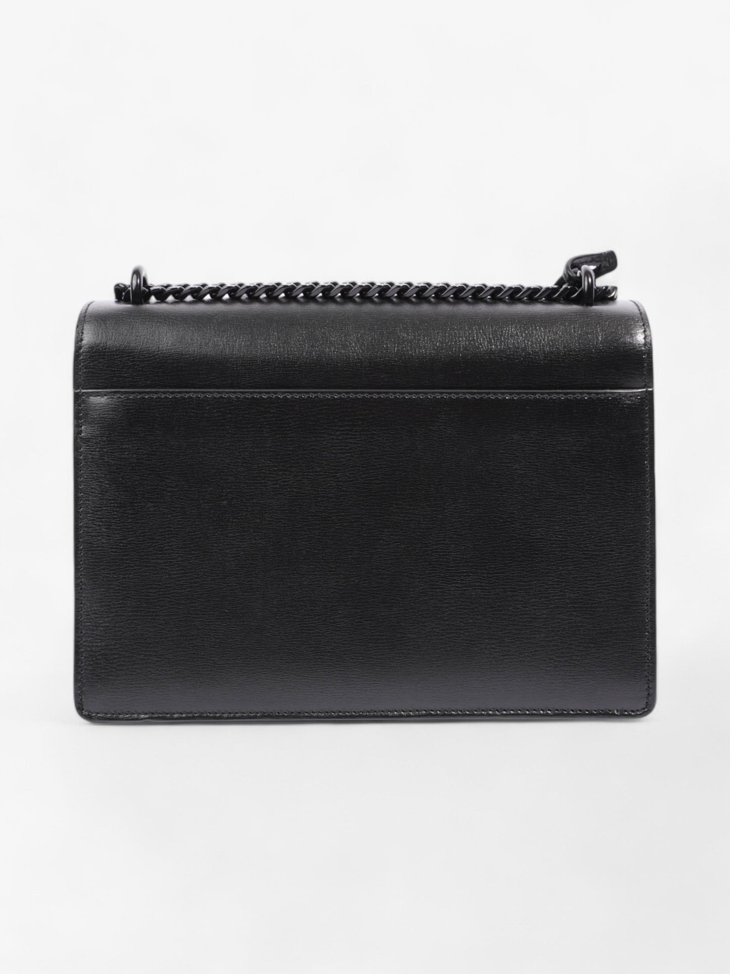 Saint Laurent Sunset Black Calfskin Leather Medium