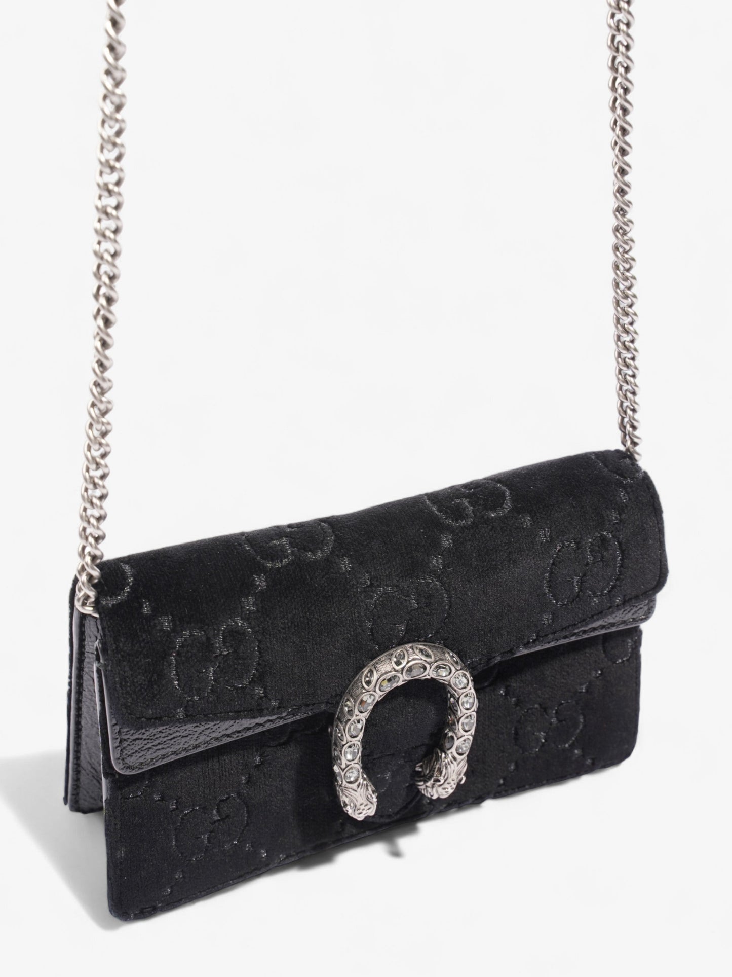 Gucci Dionysus Black Velvet Super Mini