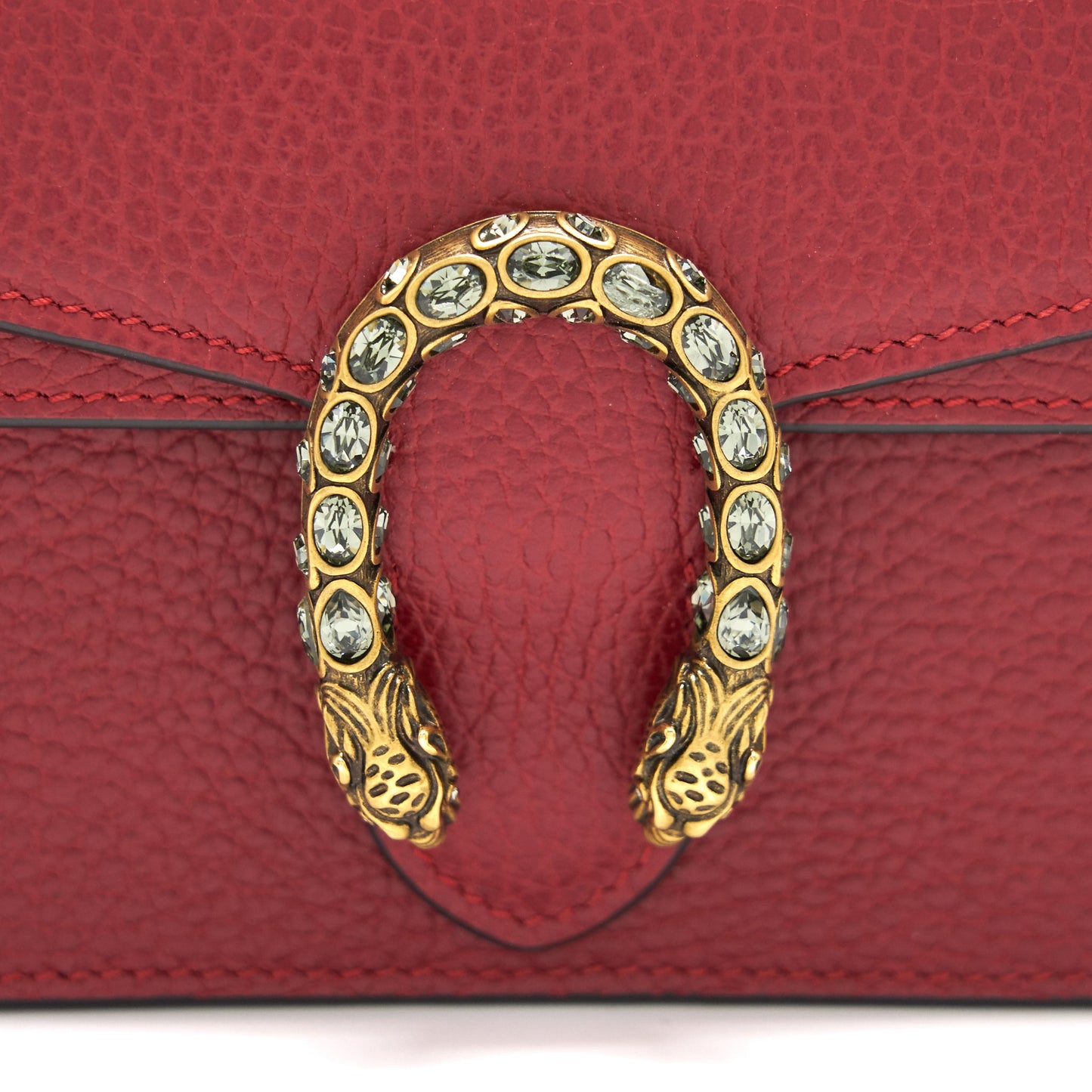 Gucci Dionysus Leather Super Mini Red