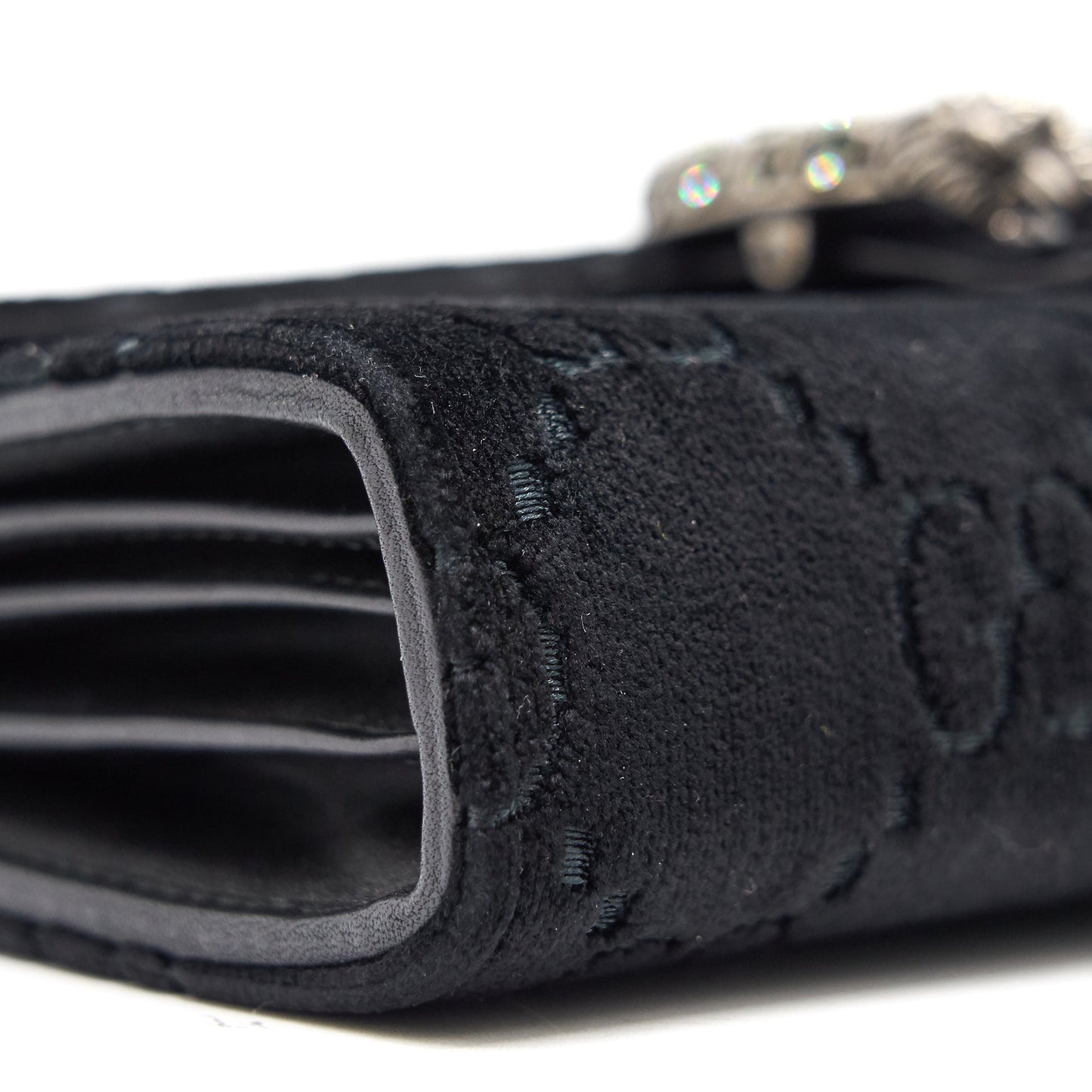 Gucci Dionysus Mini Chain Bag Velvet Black