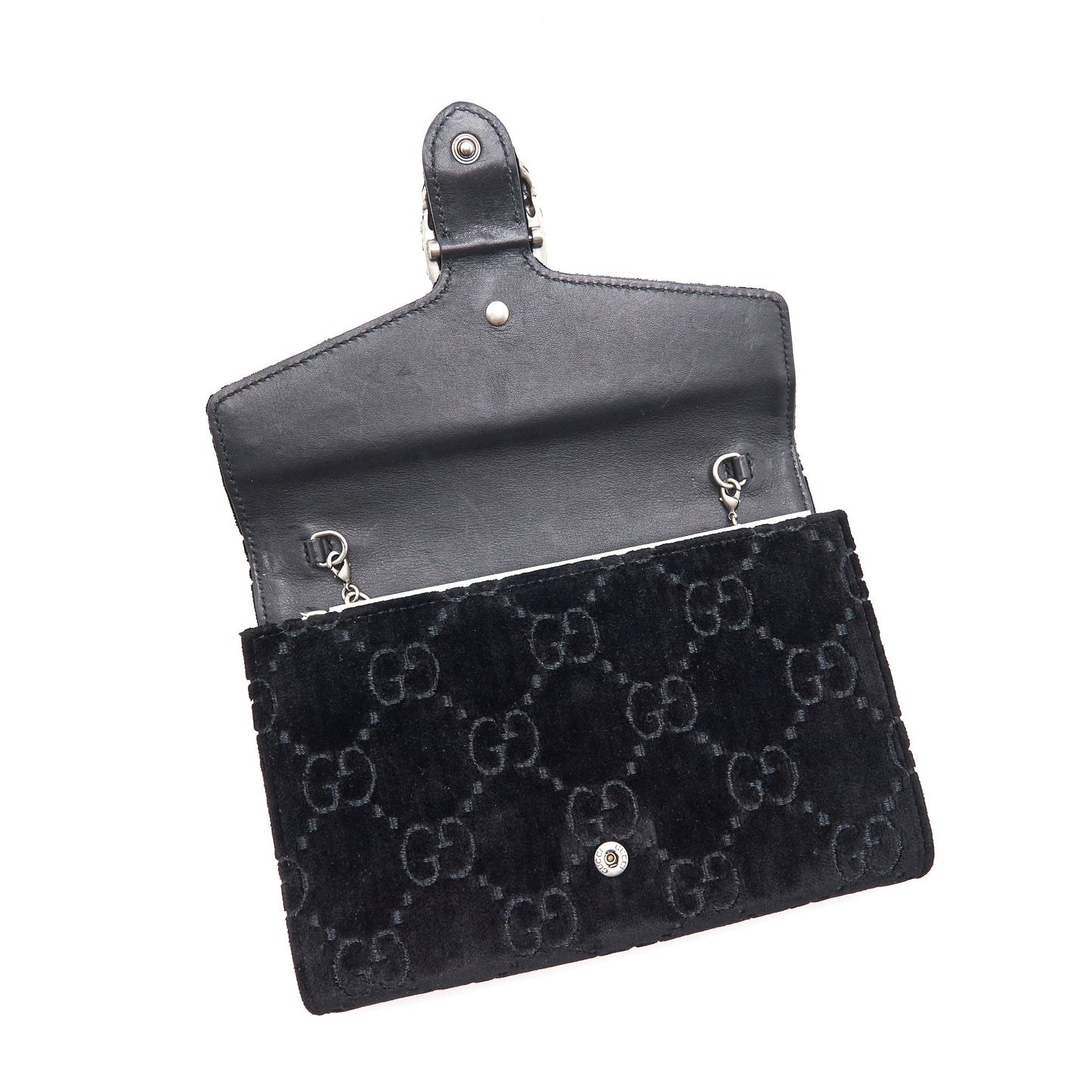 Gucci Dionysus Mini Chain Bag Velvet Black