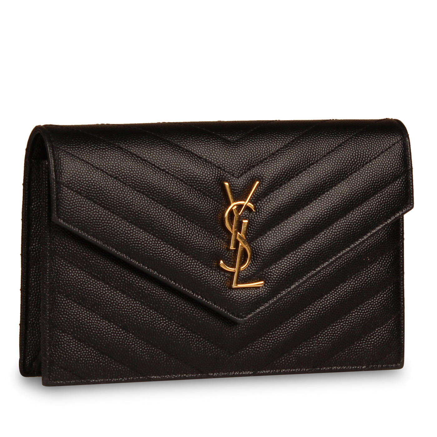 Saint Laurent Monogram Envelope Chain Wallet