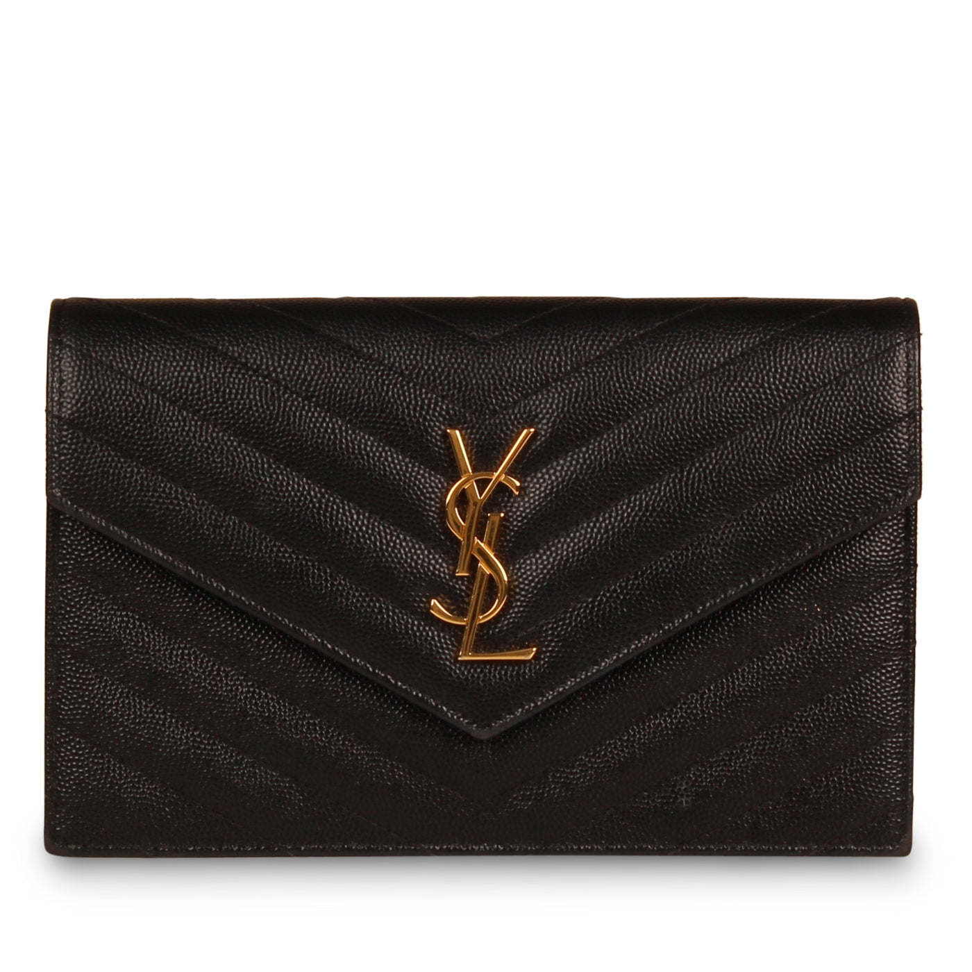 Saint Laurent Monogram Envelope Chain Wallet