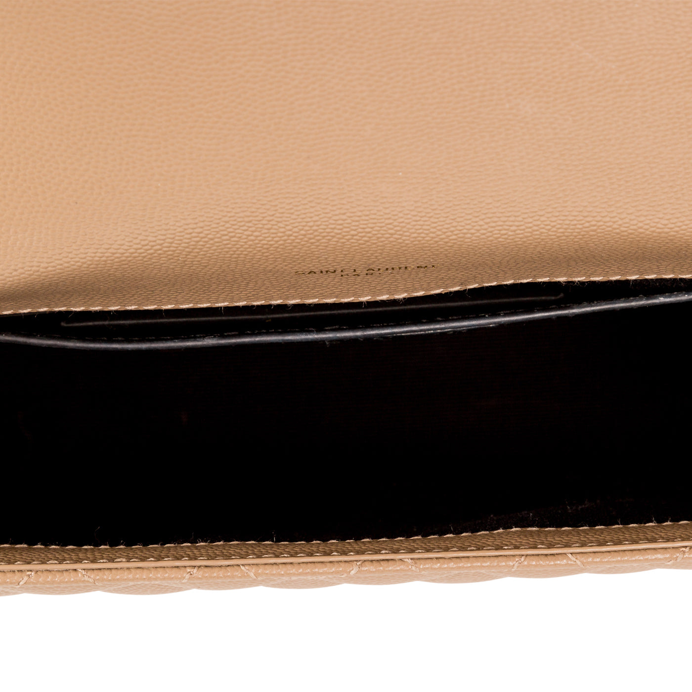 Saint Laurent Mixed Quilted Leather Satchel Bag