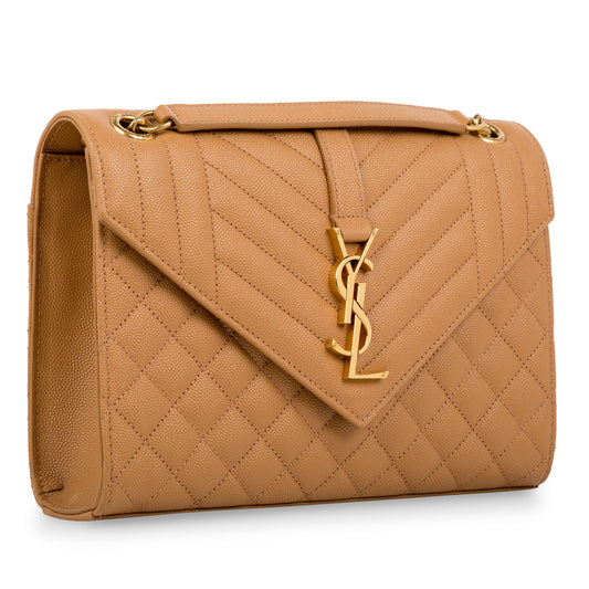 Saint Laurent Small Monogram Mix Matelasse Shoulder Bag