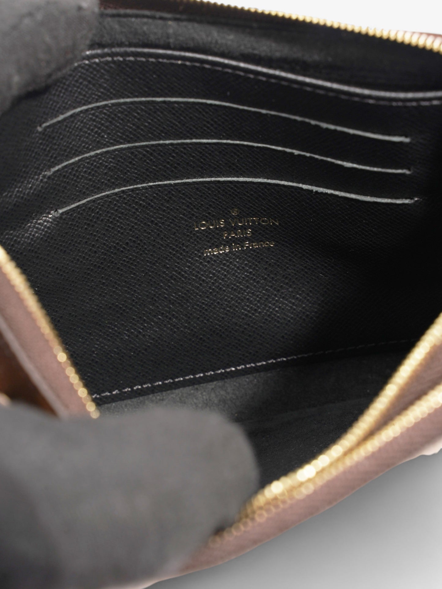 Louis Vuitton Reverse Pochette Double Zip Monogram Canvas