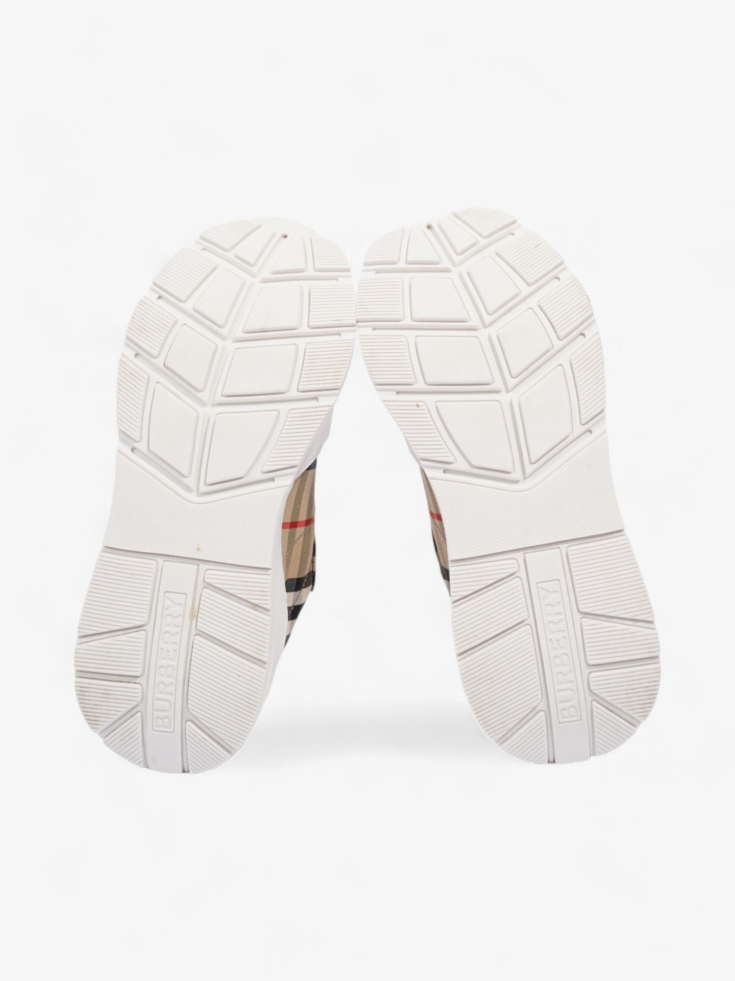 Burberry Regis sneakers Check / White Canvas EU 36 UK 3