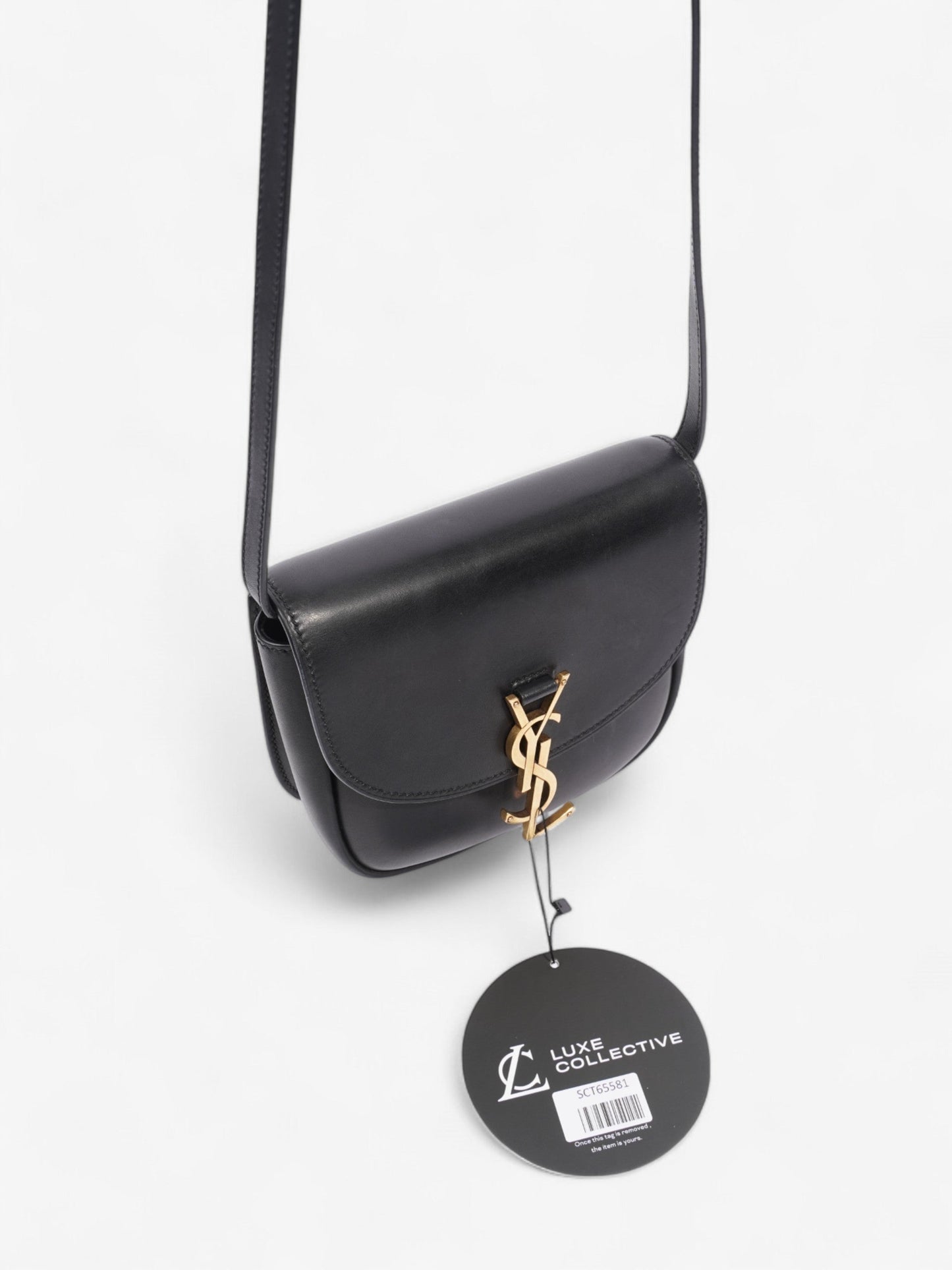Saint Laurent Kaia Black Calfskin Leather Small
