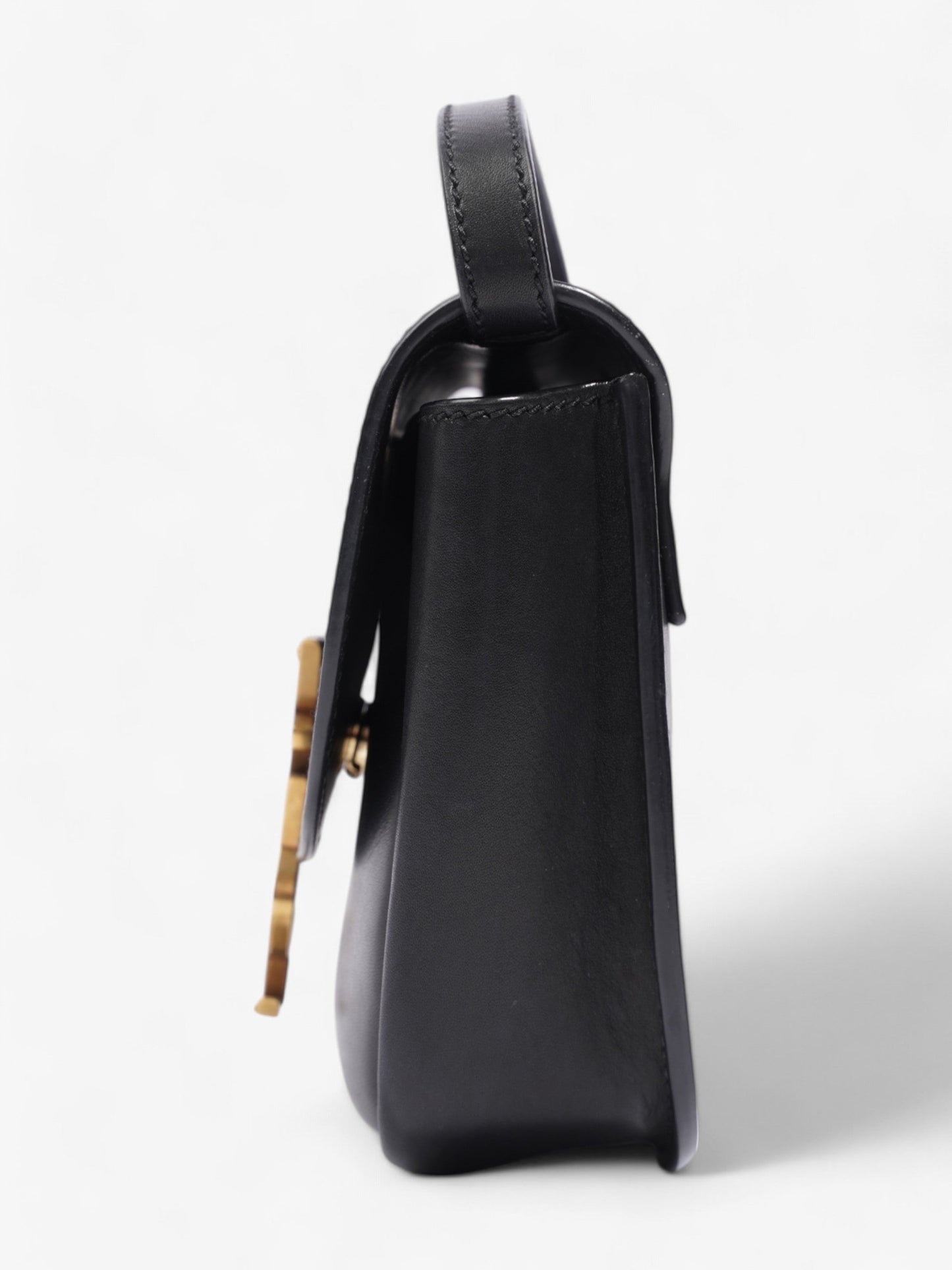 Saint Laurent Kaia Black Calfskin Leather Small