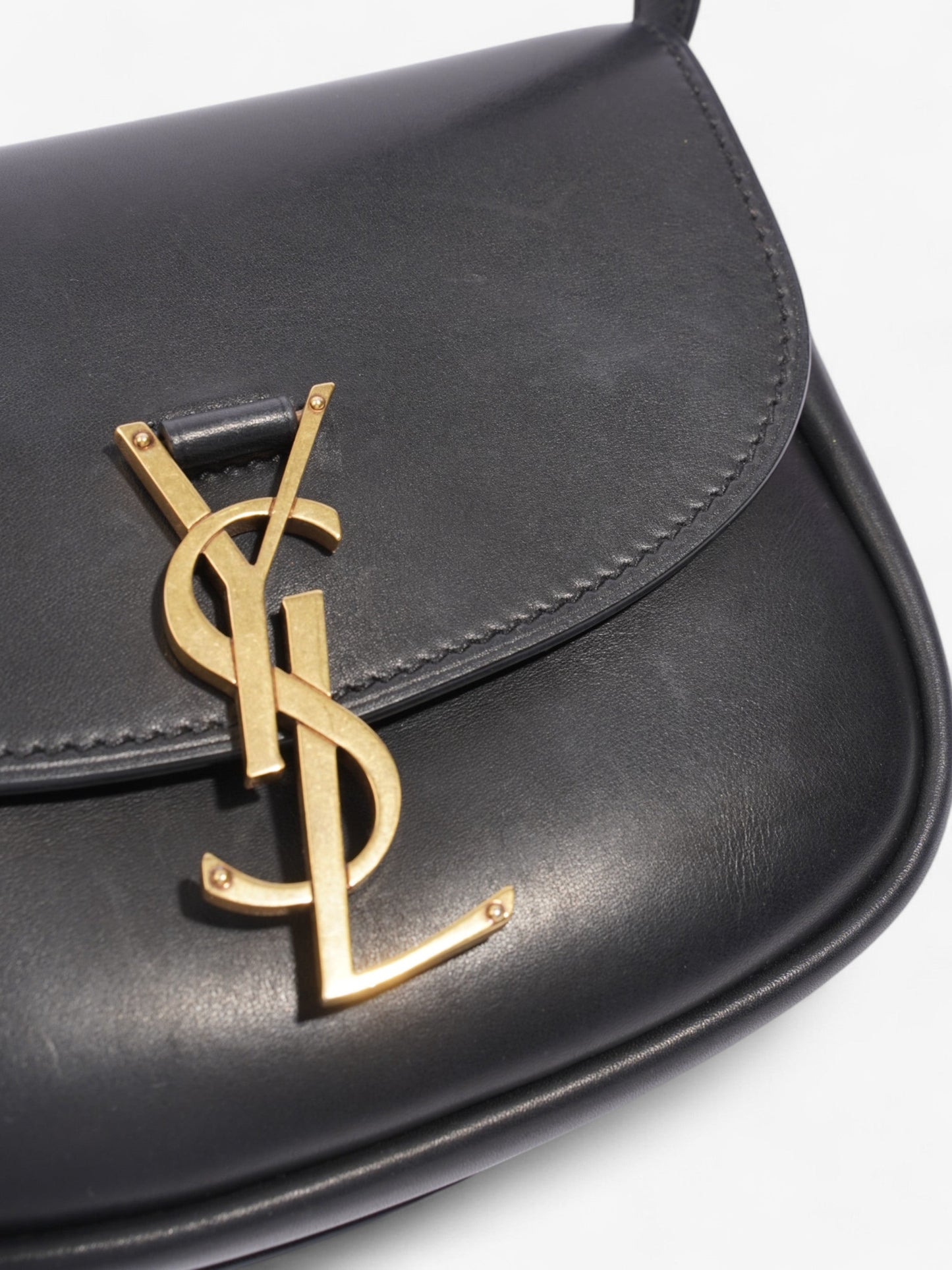 Saint Laurent Kaia Black Calfskin Leather Small