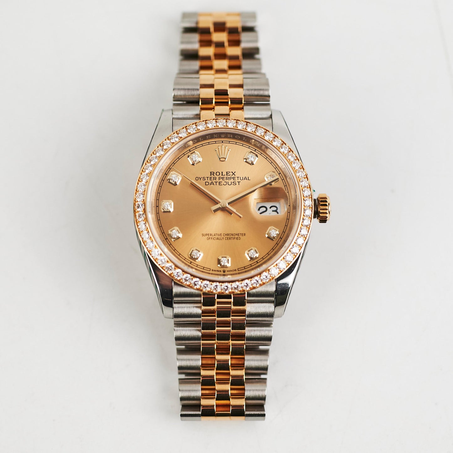 Rolex Datejust 36mm with Diamonds Watch