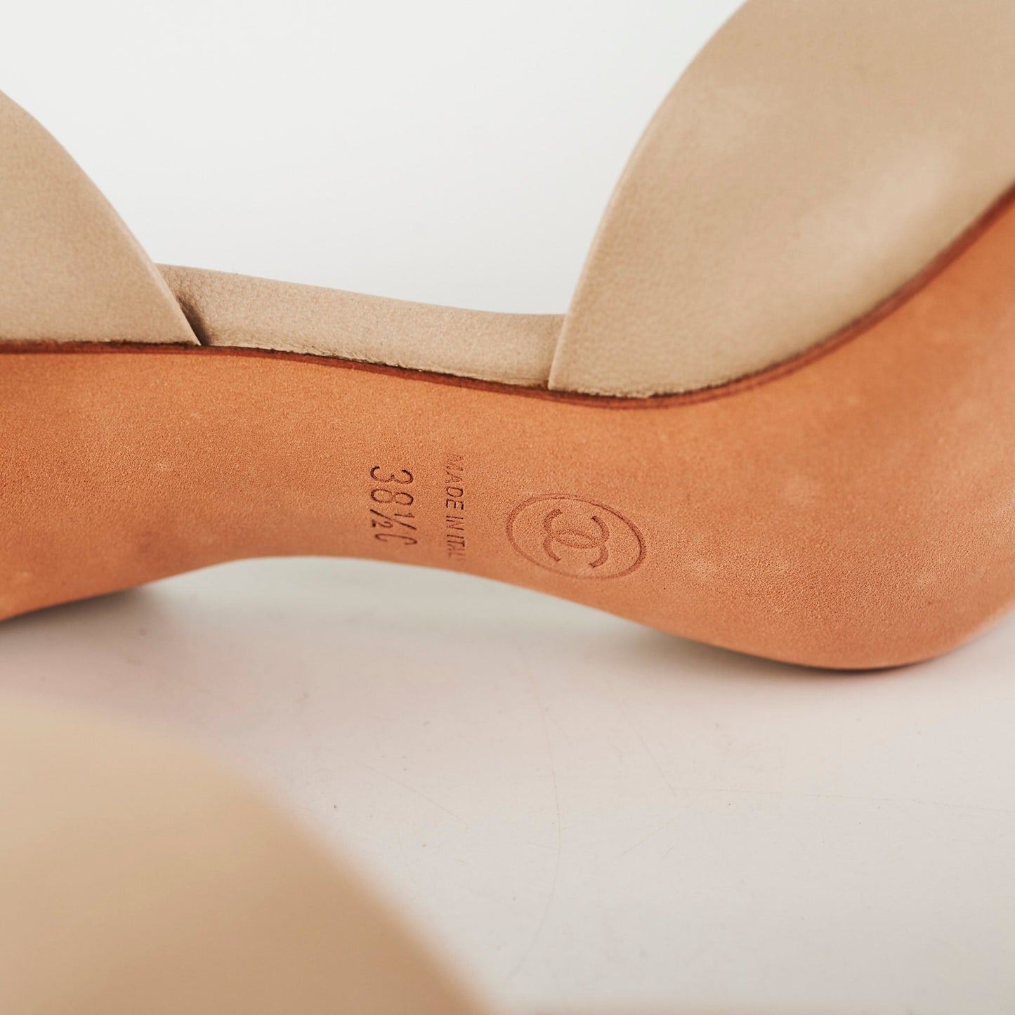 Chanel Heels Cream Size 38.5
