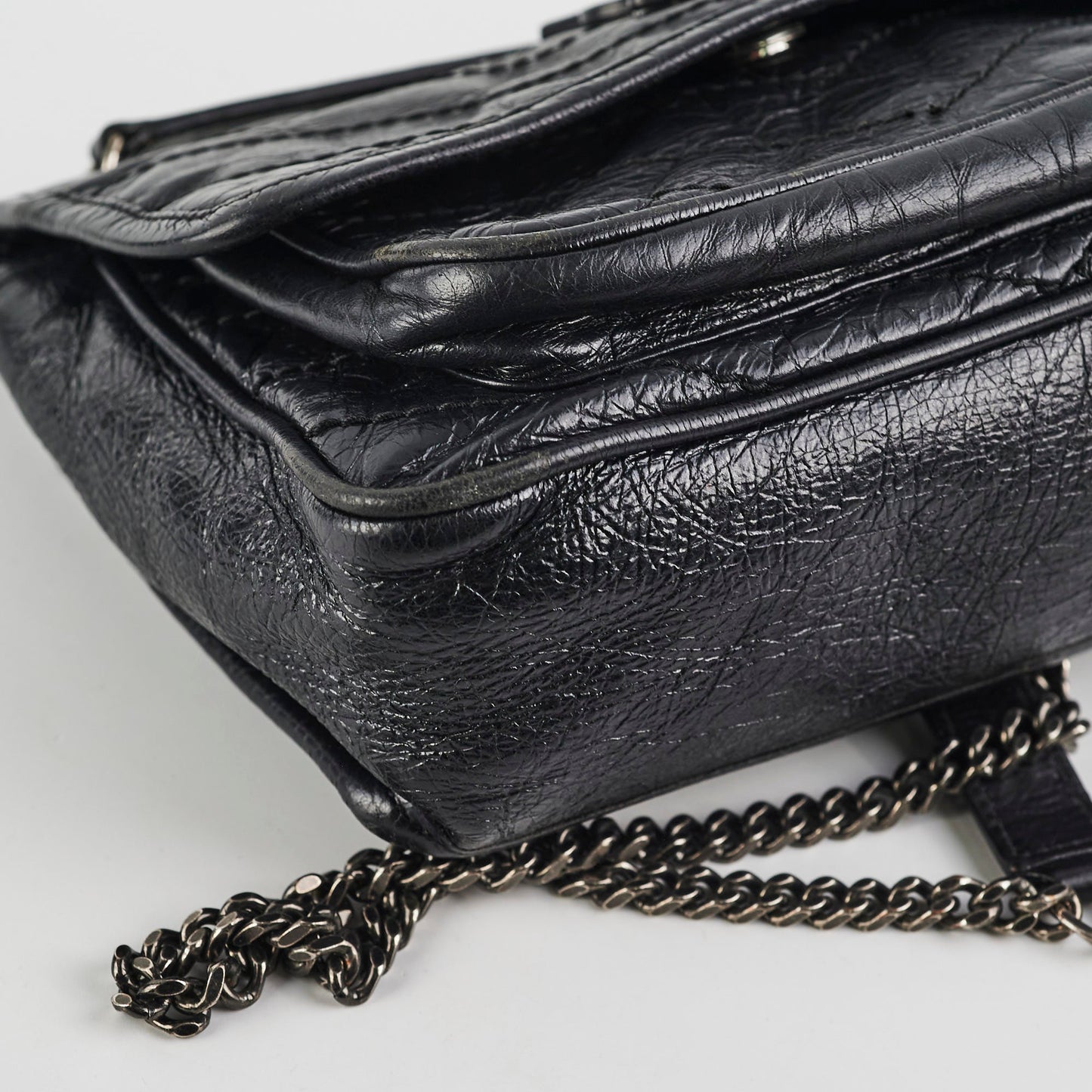 Saint Laurent Baby Niki Calfskin Bag Black