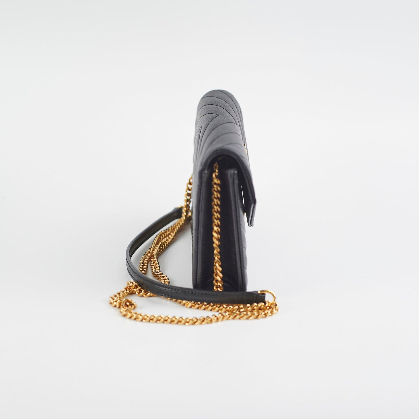 Saint Laurent Wallet On Chain Black