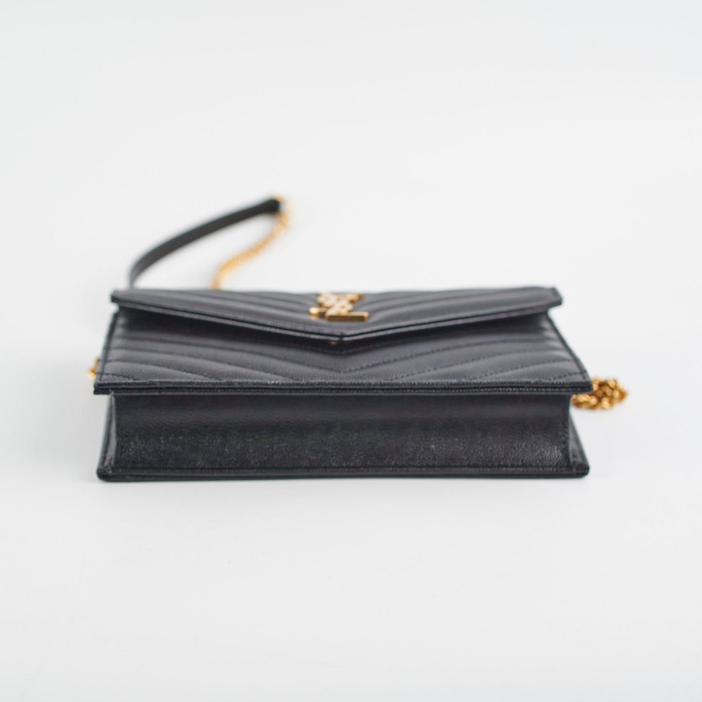 Saint Laurent Wallet On Chain Black