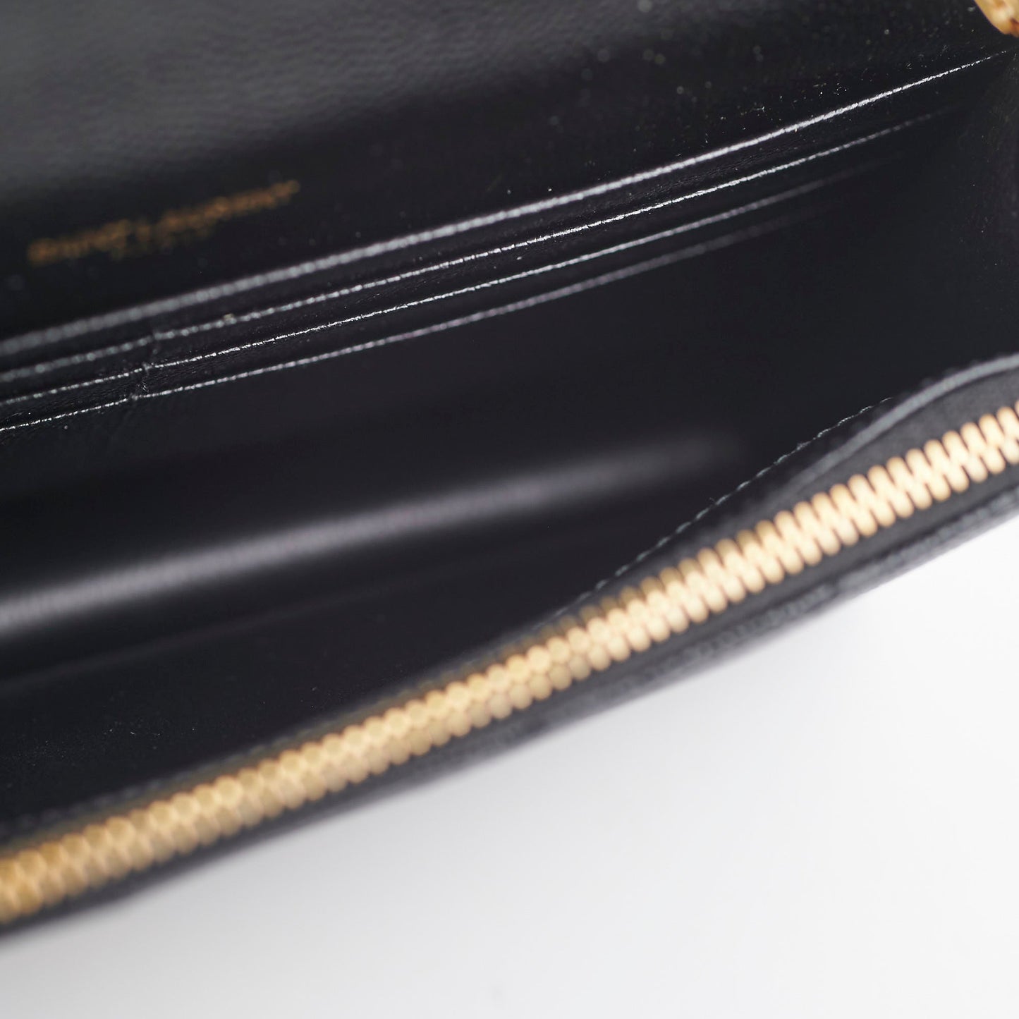 Saint Laurent Wallet On Chain Black