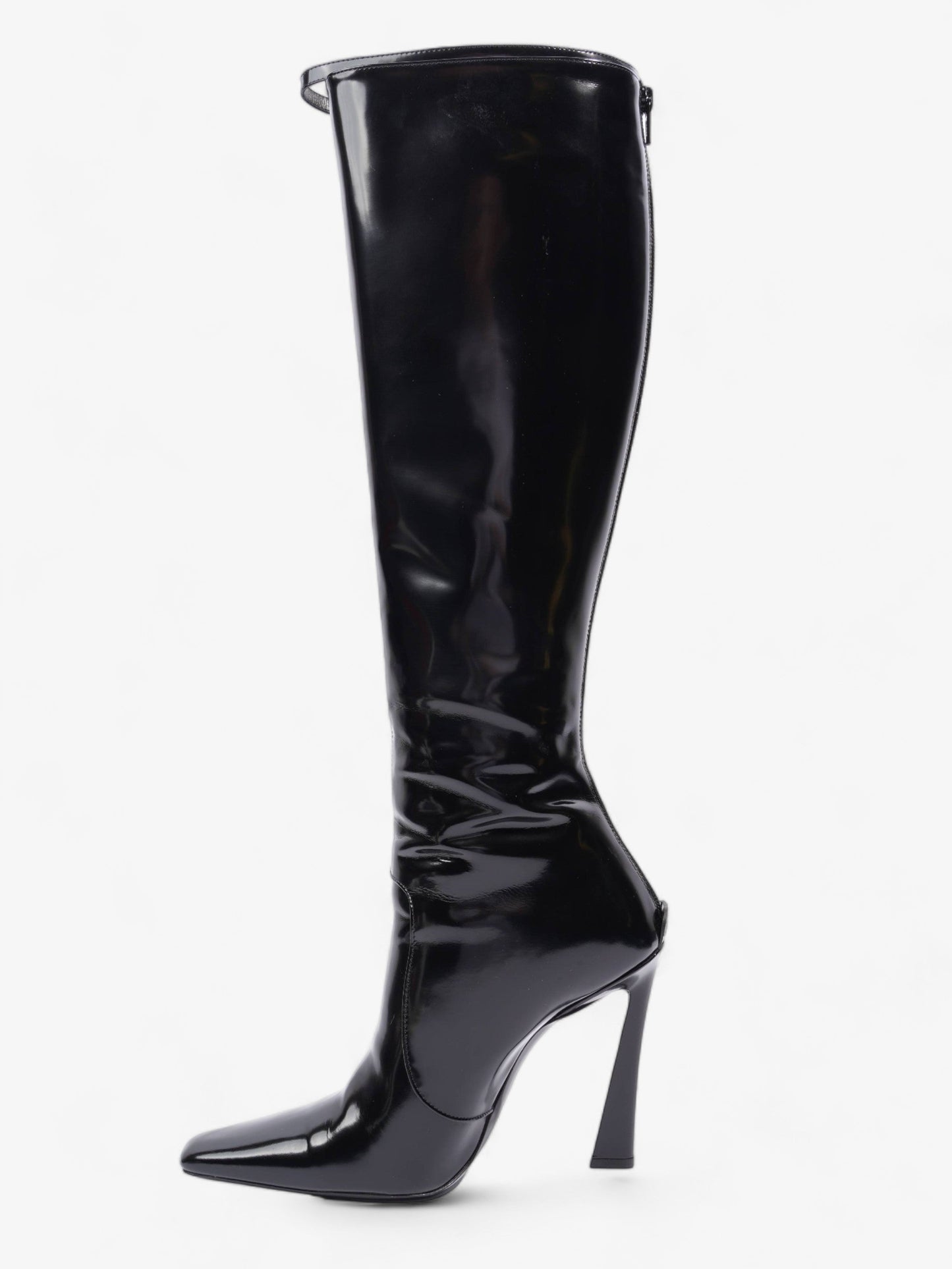 Saint Laurent Tess Boot 110 Black Patent Leather EU 40 UK 7