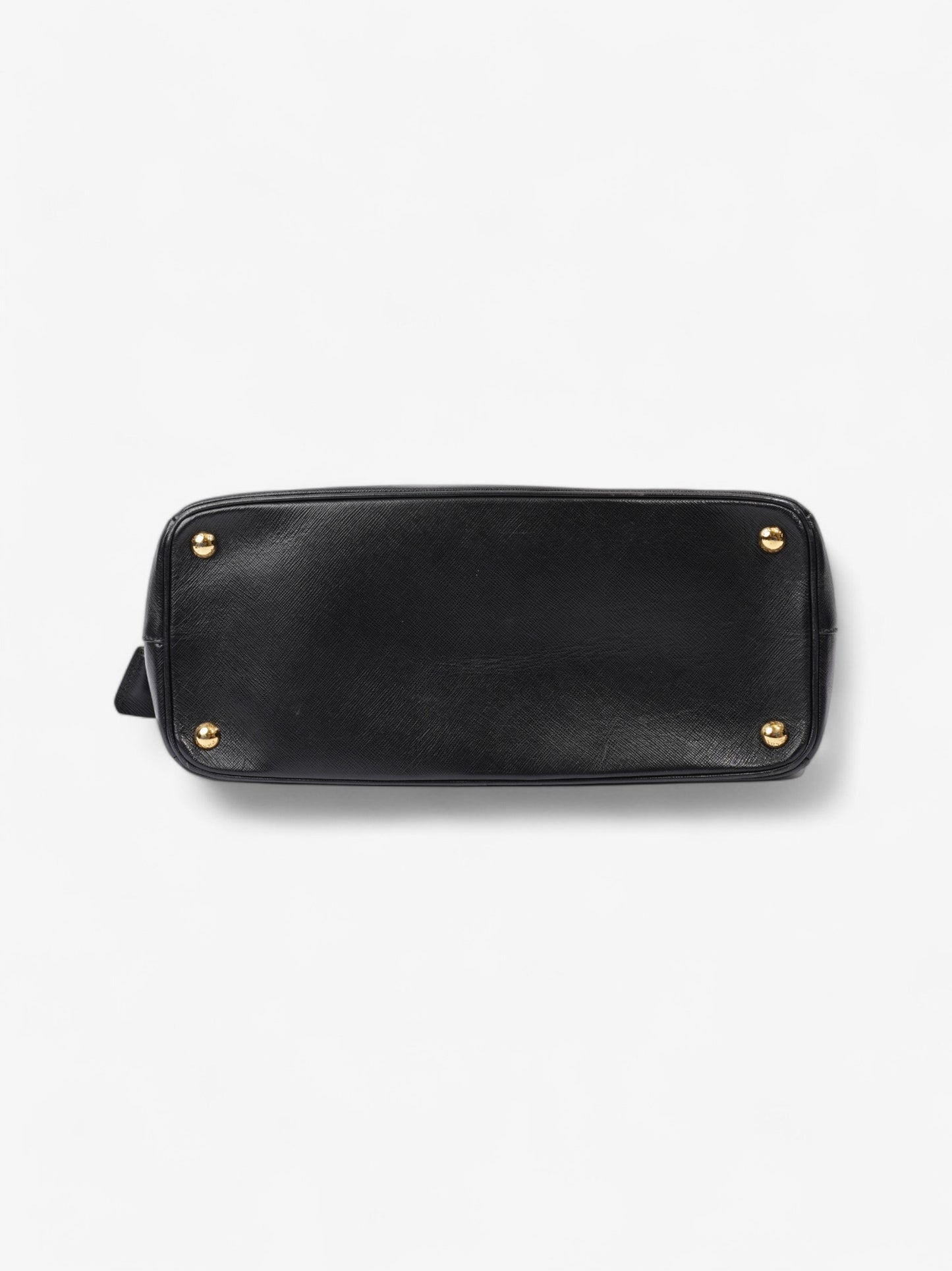 Prada Parabole Shopping Tote Black Saffiano Leather