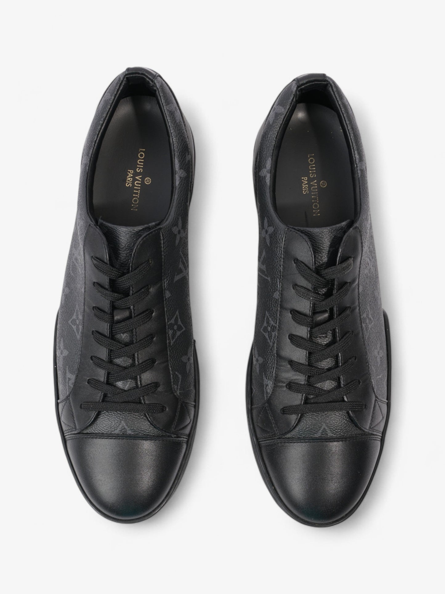 Louis Vuitton Match Up Sneakers Black / Grey Leather EU 42.5 UK 8.5