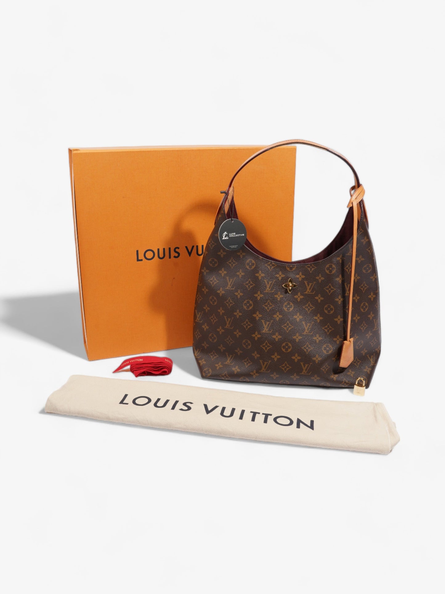 Louis Vuitton Flower Hobo Monogram Coated Canvas