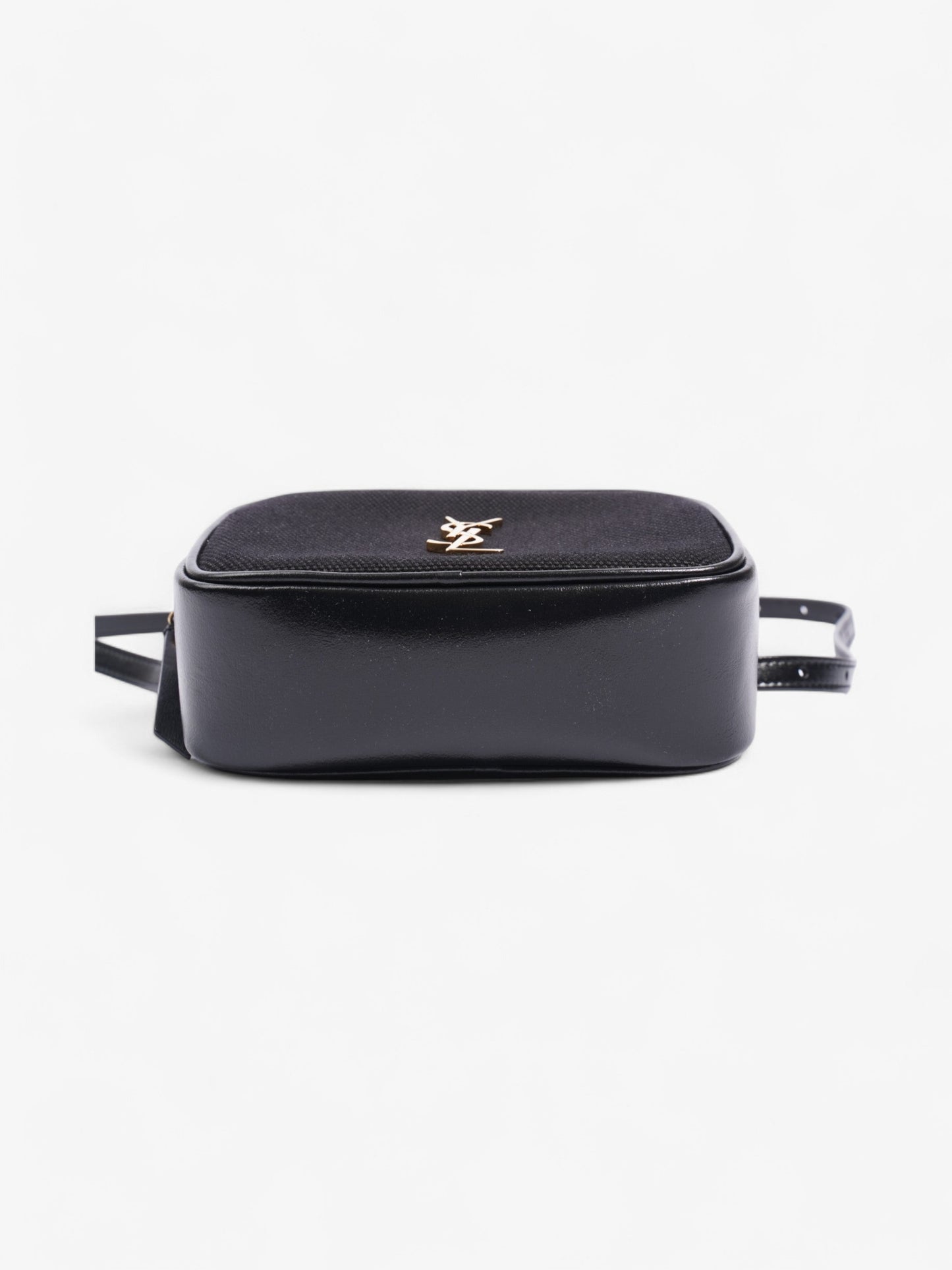 Saint Laurent Cassandre Bum Bag Black Calfskin Leather