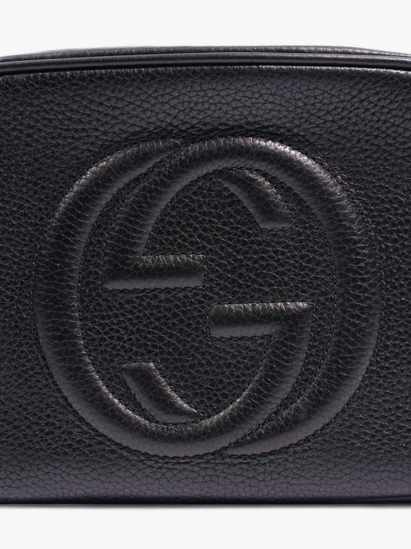 Gucci Soho Disco Bag Black Calfskin Leather Small