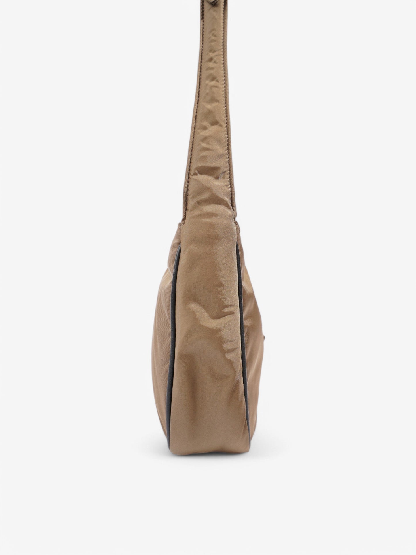 Saint Laurent 5 a 7 Shoulder Bag Khaki Nylon