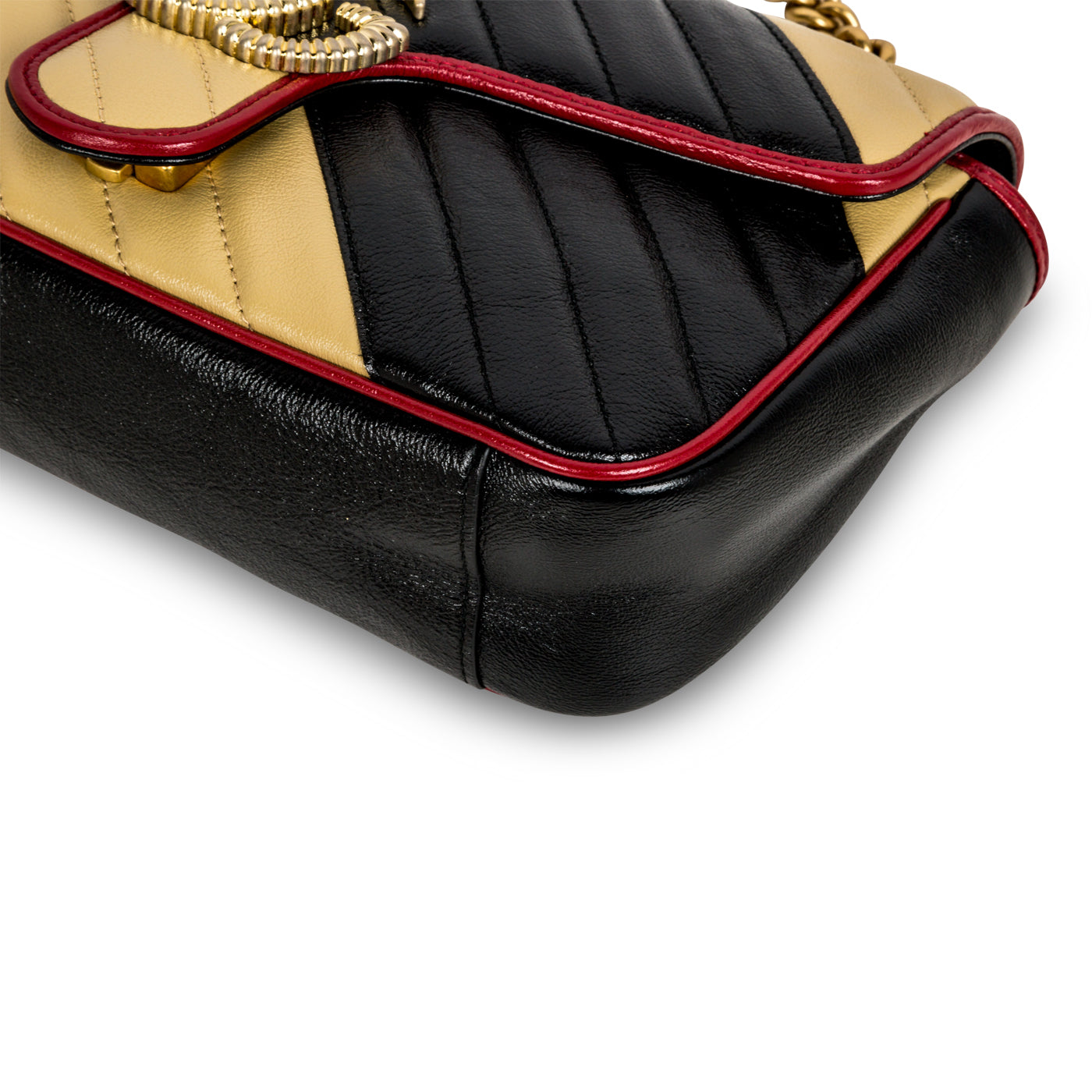 Gucci GG Striped Marmont Bag - Small
