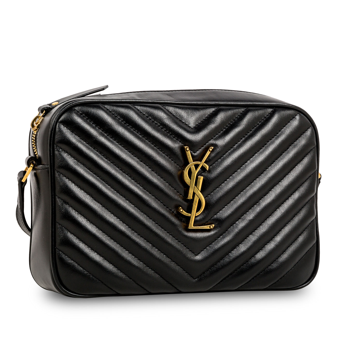 Saint Laurent Lou Crossbody - Black