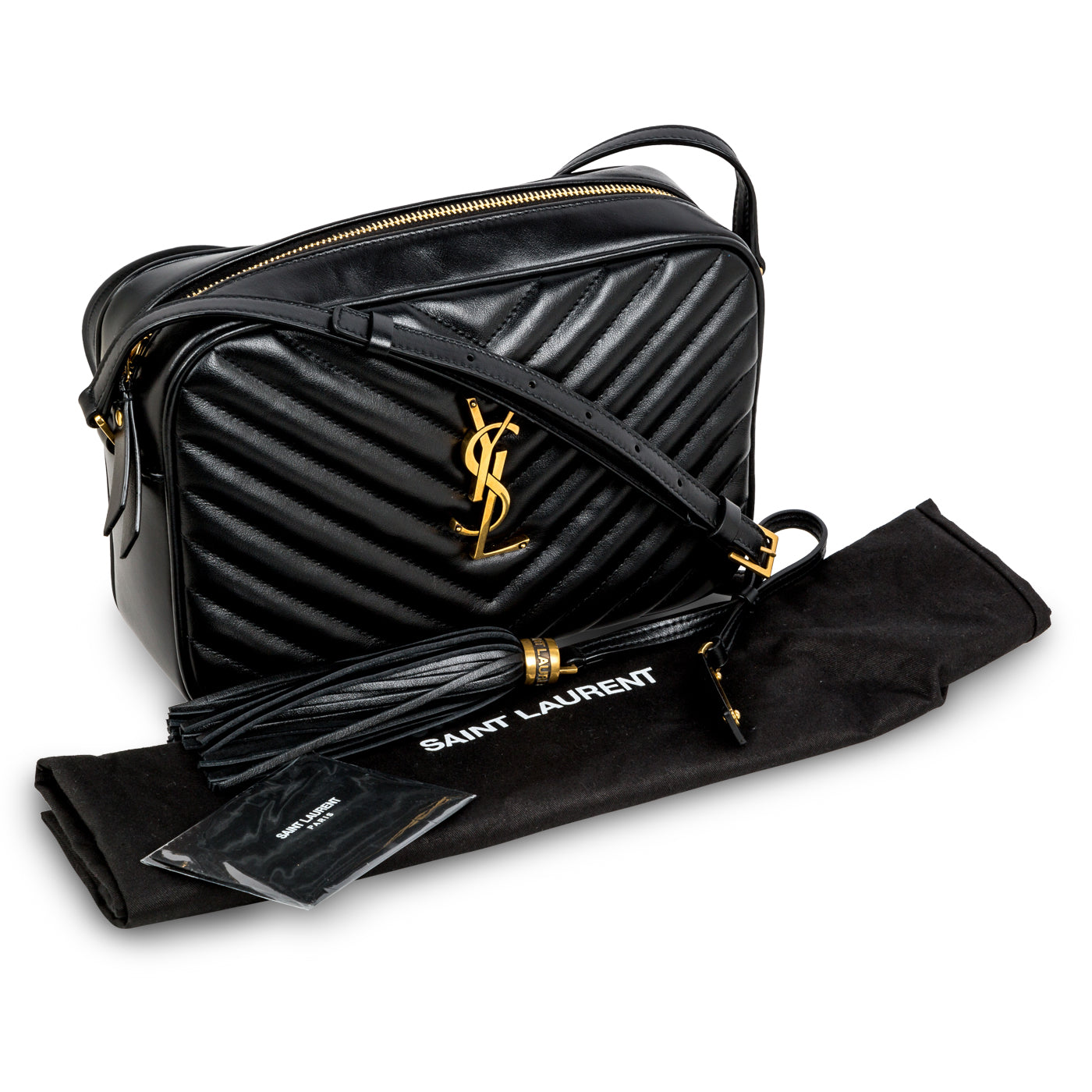Saint Laurent Lou Crossbody - Black