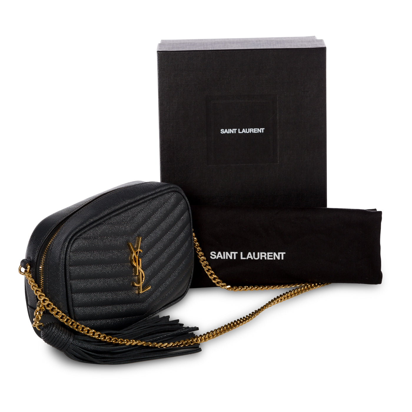 Saint Laurent Lou Mini Leather Crossbody bag
