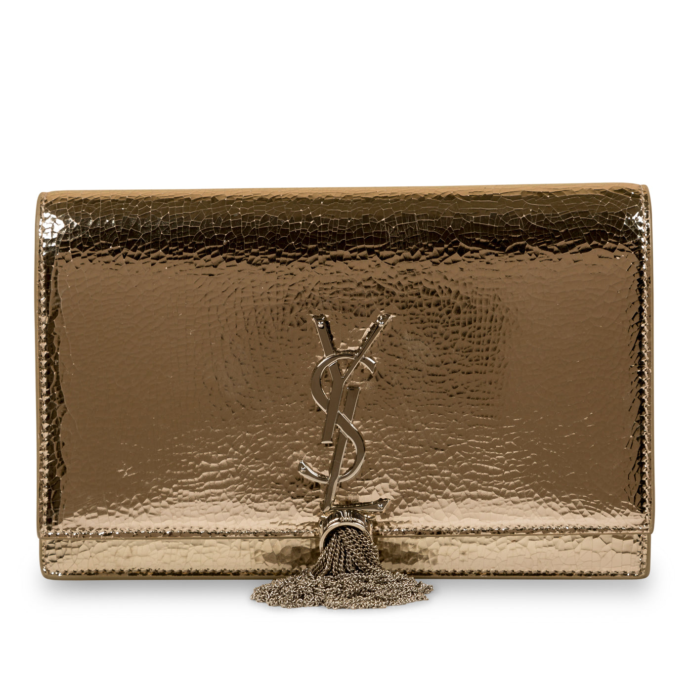 Saint Laurent Metallic Kate Tassel Bag