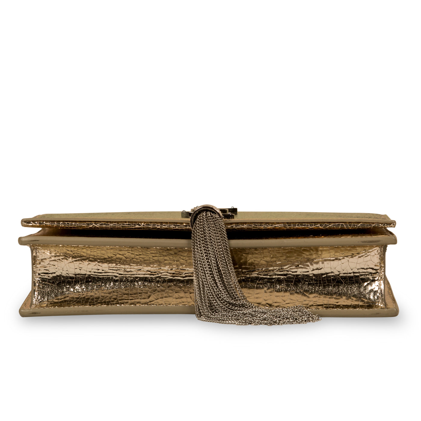 Saint Laurent Metallic Kate Tassel Bag