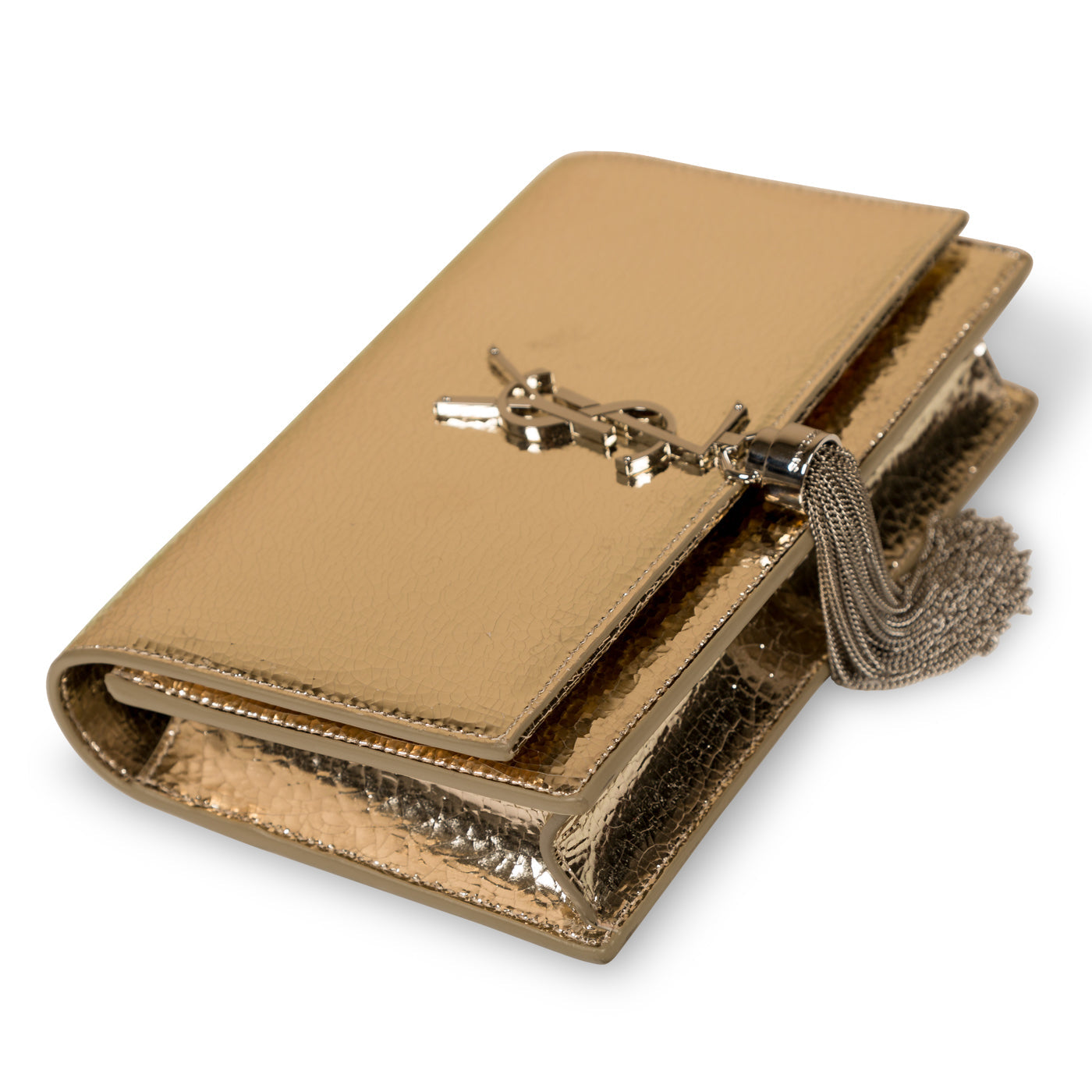 Saint Laurent Metallic Kate Tassel Bag