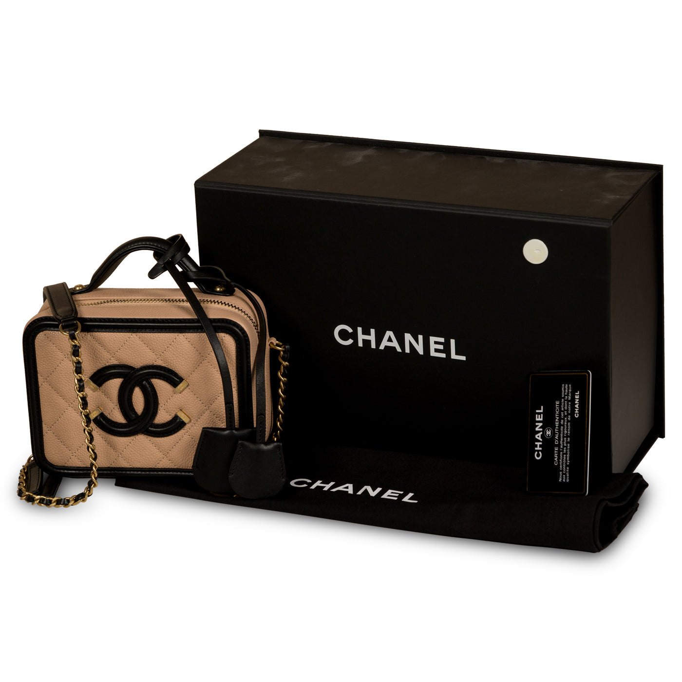 Chanel Filigree CC Vanity Case - Small