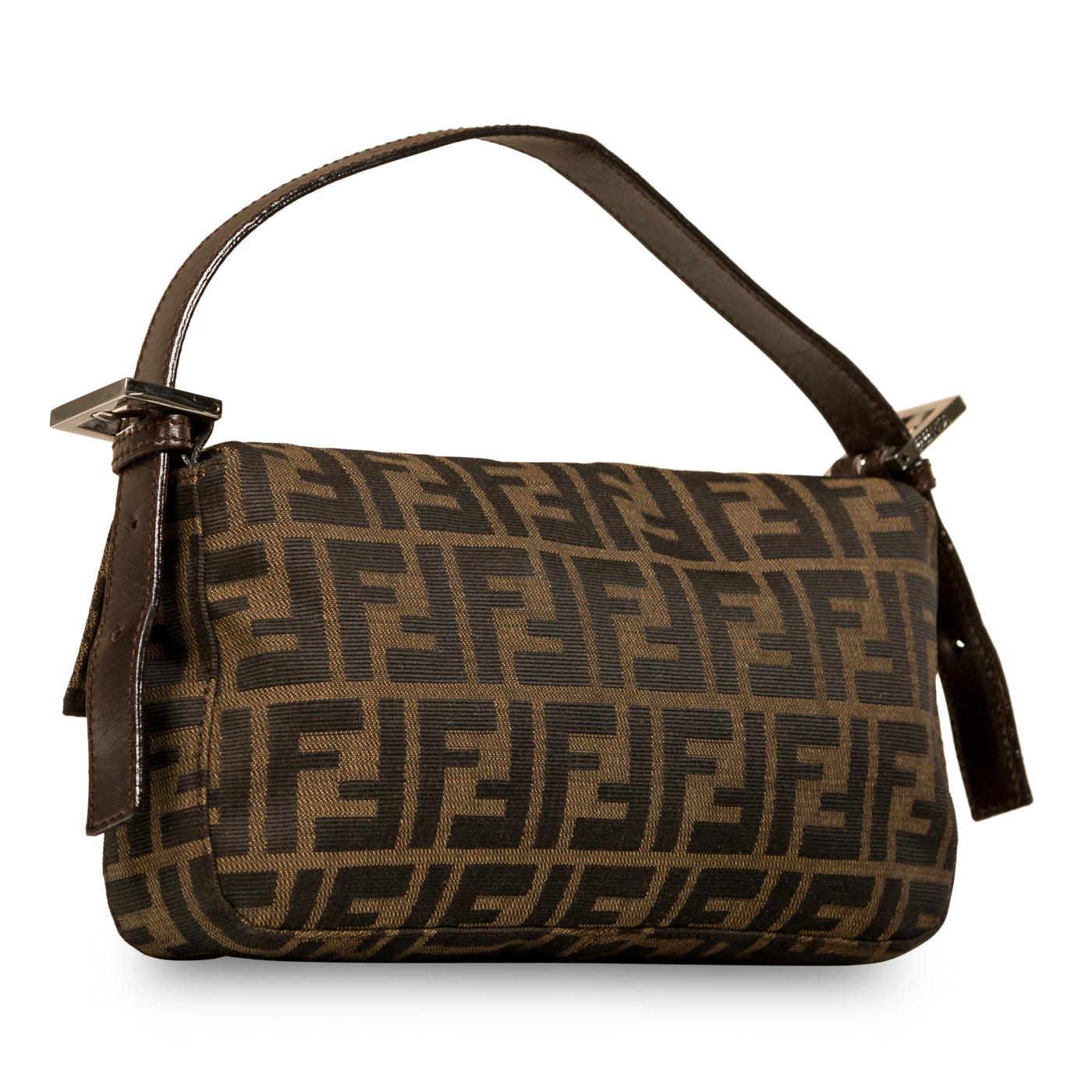 Fendi Zucca Canvas Vintage Baguette Bag