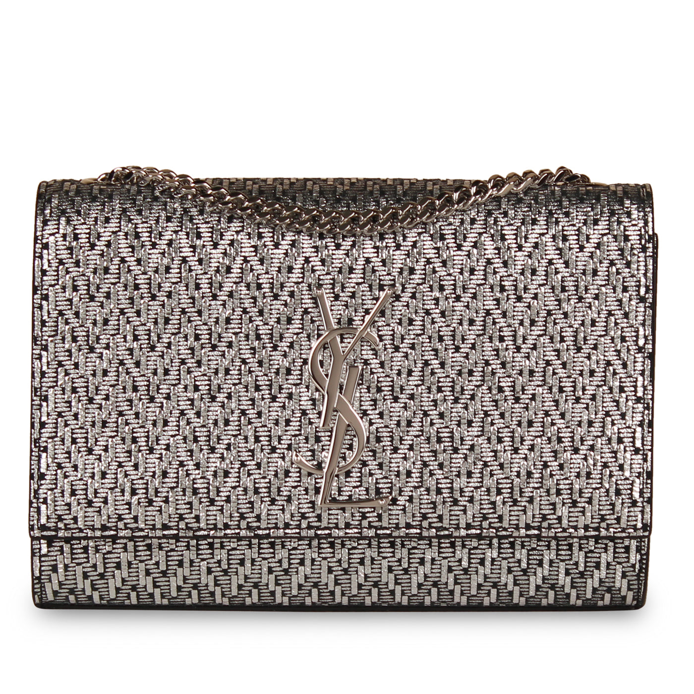Saint Laurent Small Silver Kate Bag