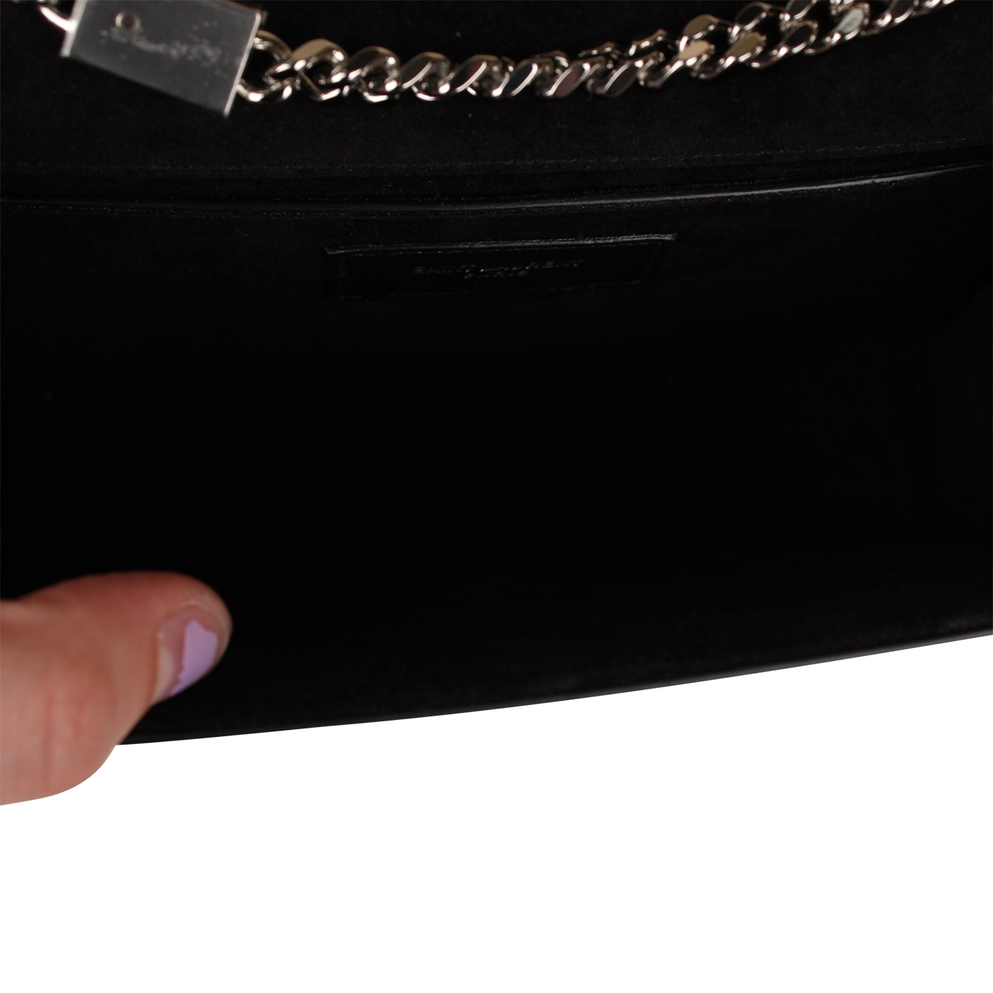 Saint Laurent Small Silver Kate Bag