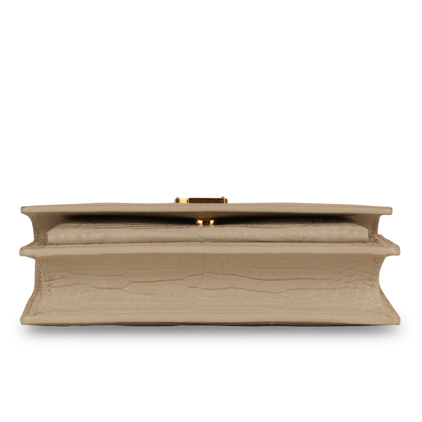 Saint Laurent Croc Sunset Chain Wallet