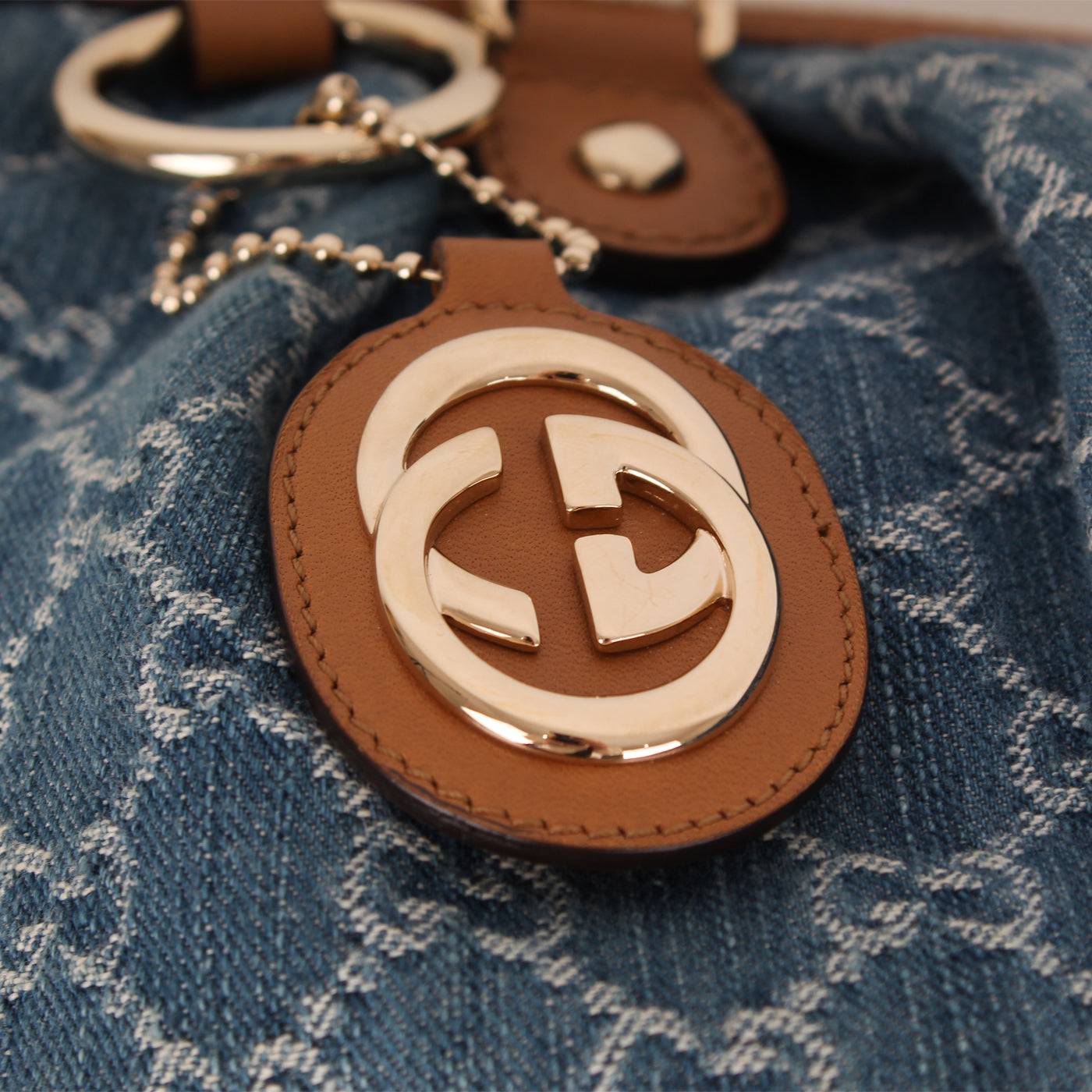 Gucci Denim Shoulder Bag
