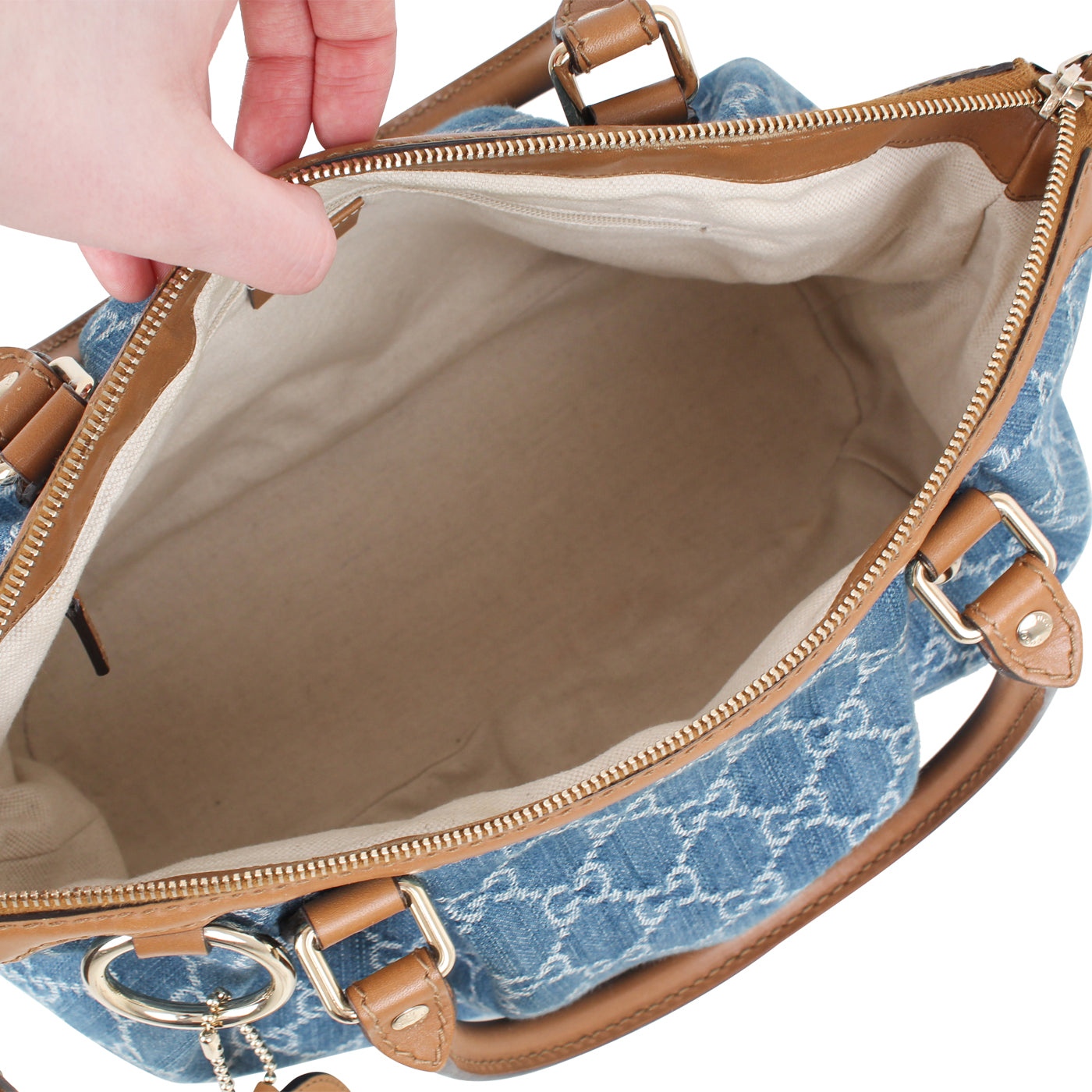 Gucci Denim Shoulder Bag
