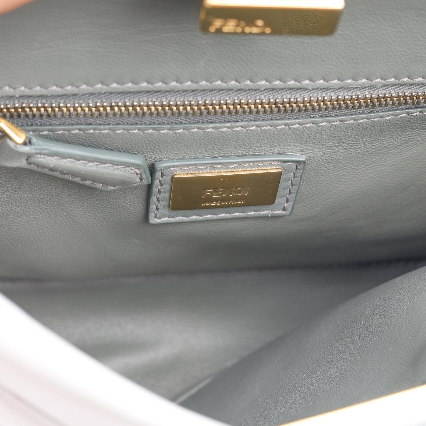 Fendi Peekaboo Mini - Grey