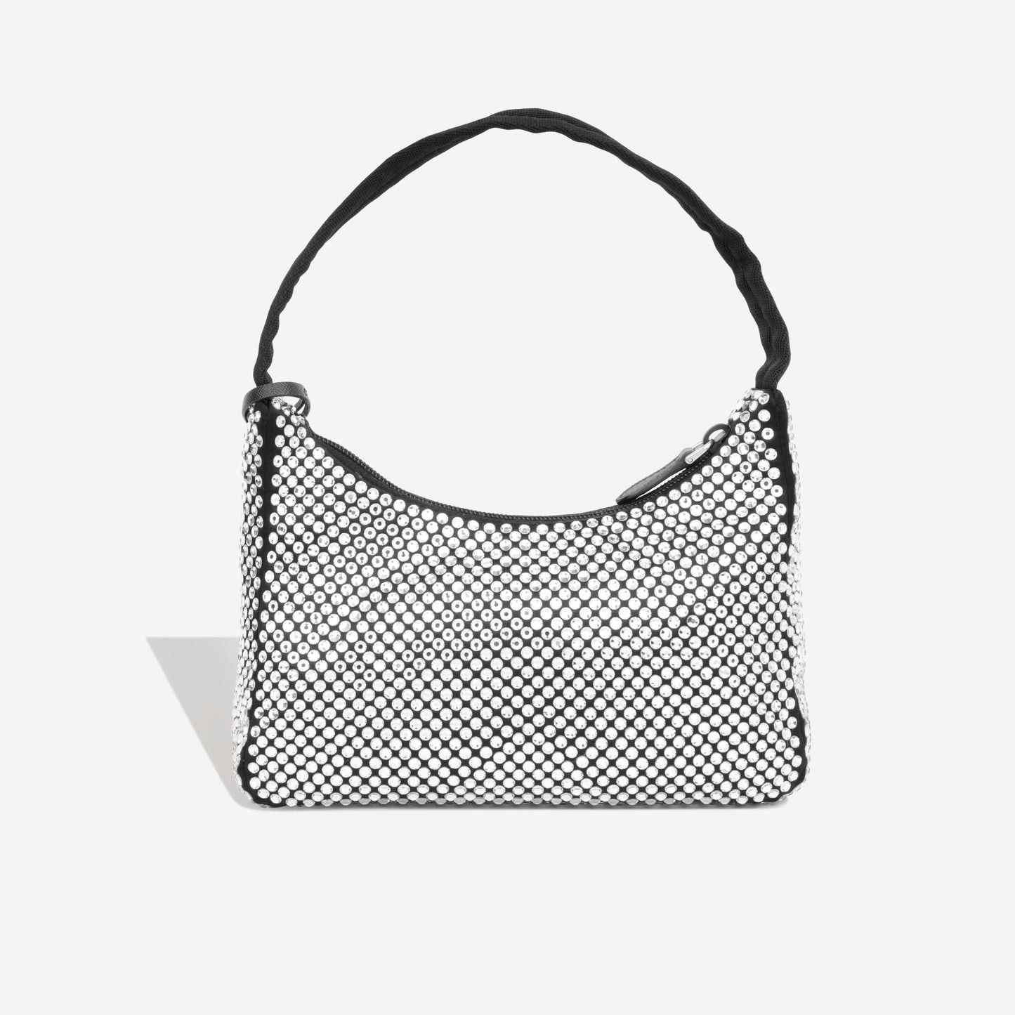 Prada Satin Mini Bag with Crystals