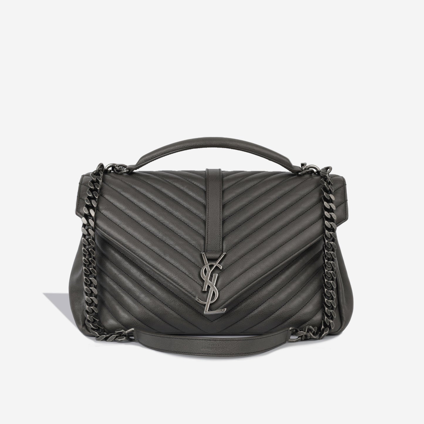 Saint Laurent College Large Chain Bag