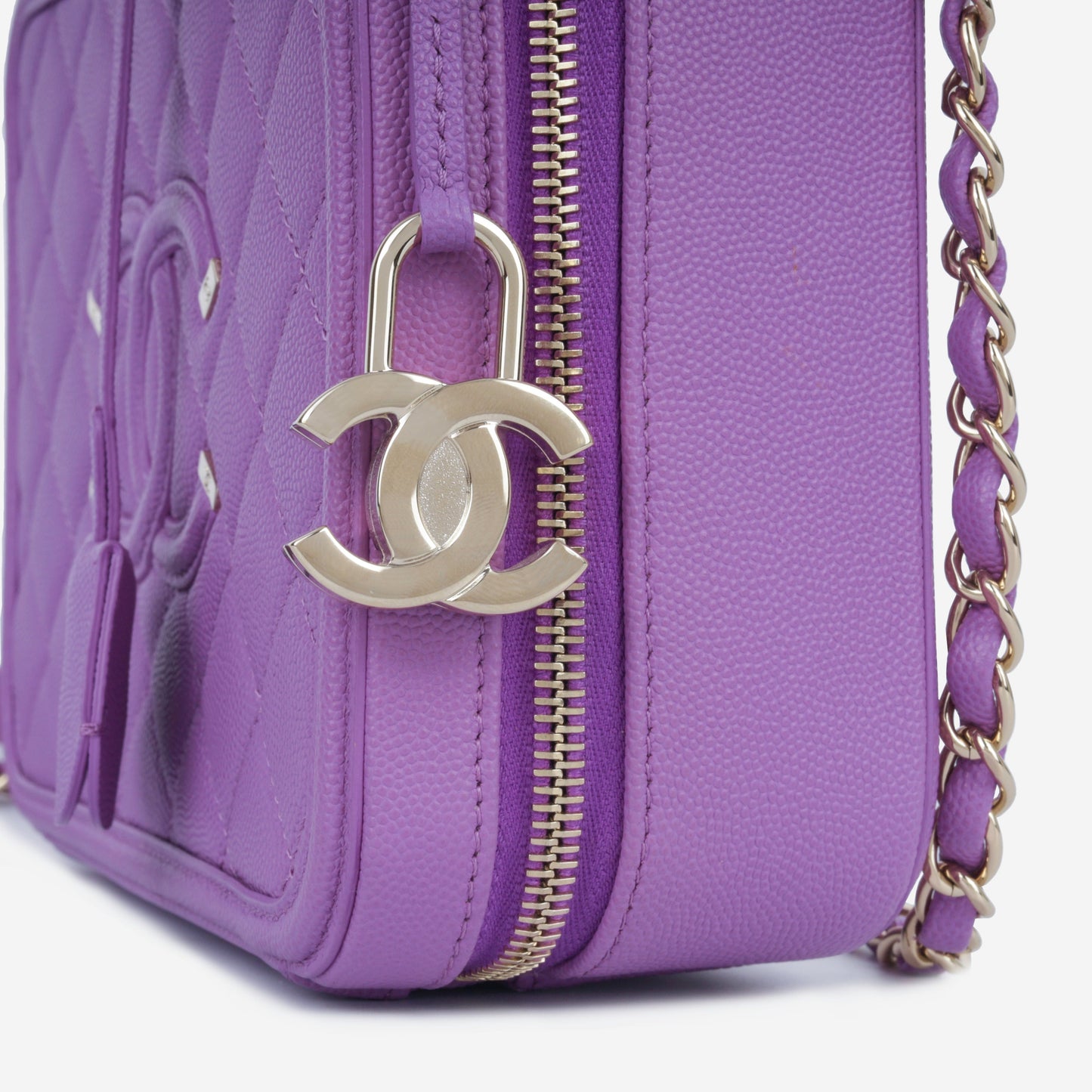 Chanel Filigree CC Vanity Case - Medium