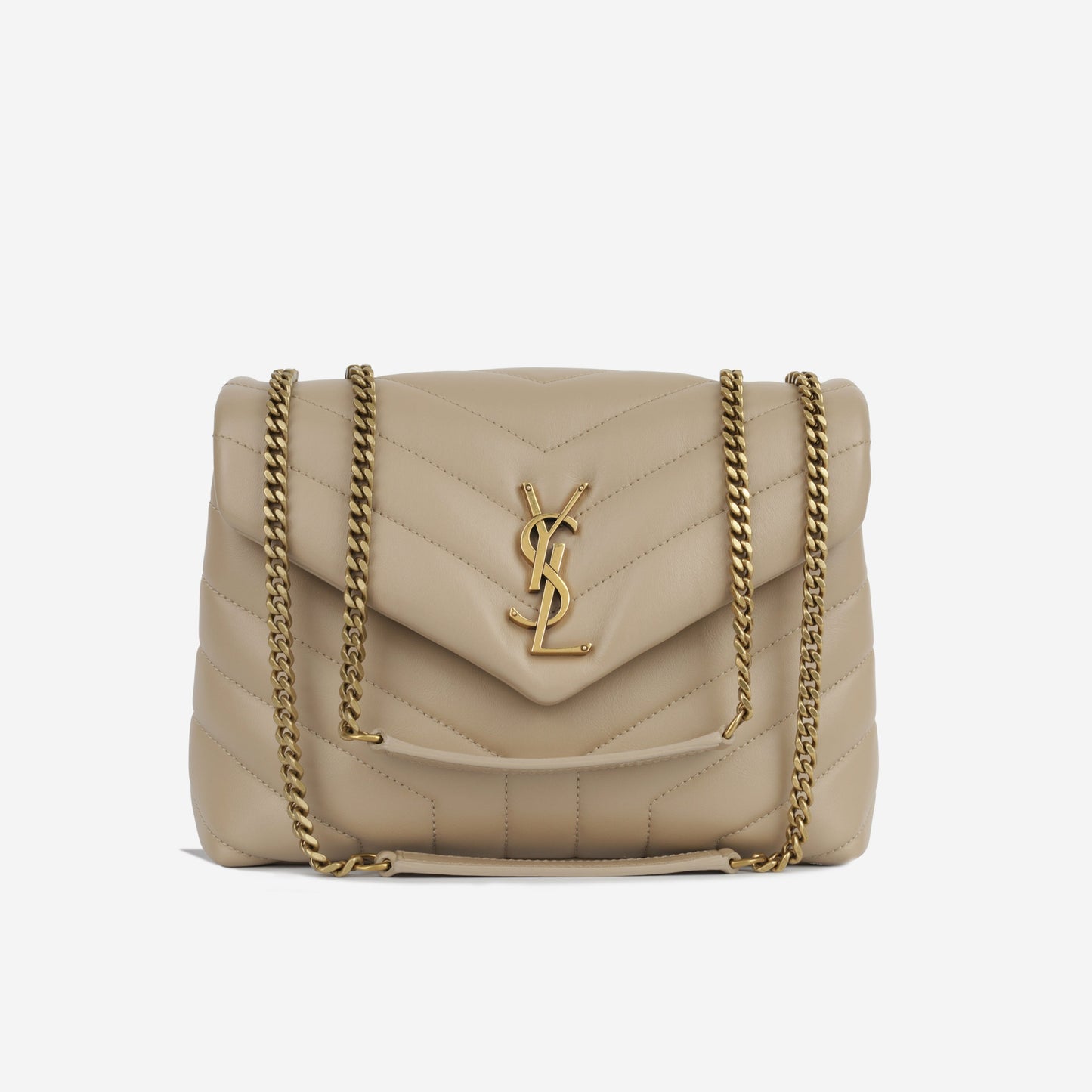 Saint Laurent Small Loulou - Beige