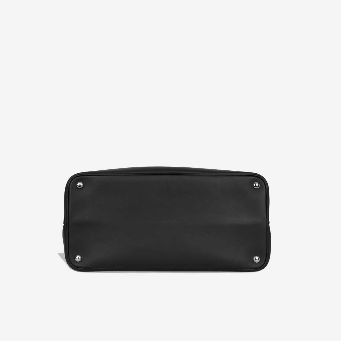Prada Large Double Tote - Black Matte Calfskin