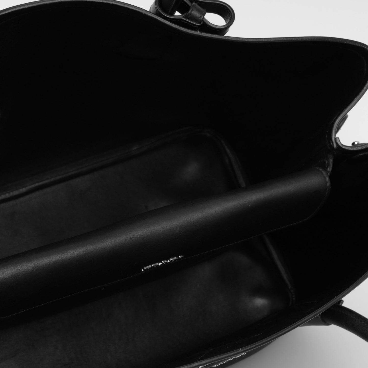 Prada Large Double Tote - Black Matte Calfskin